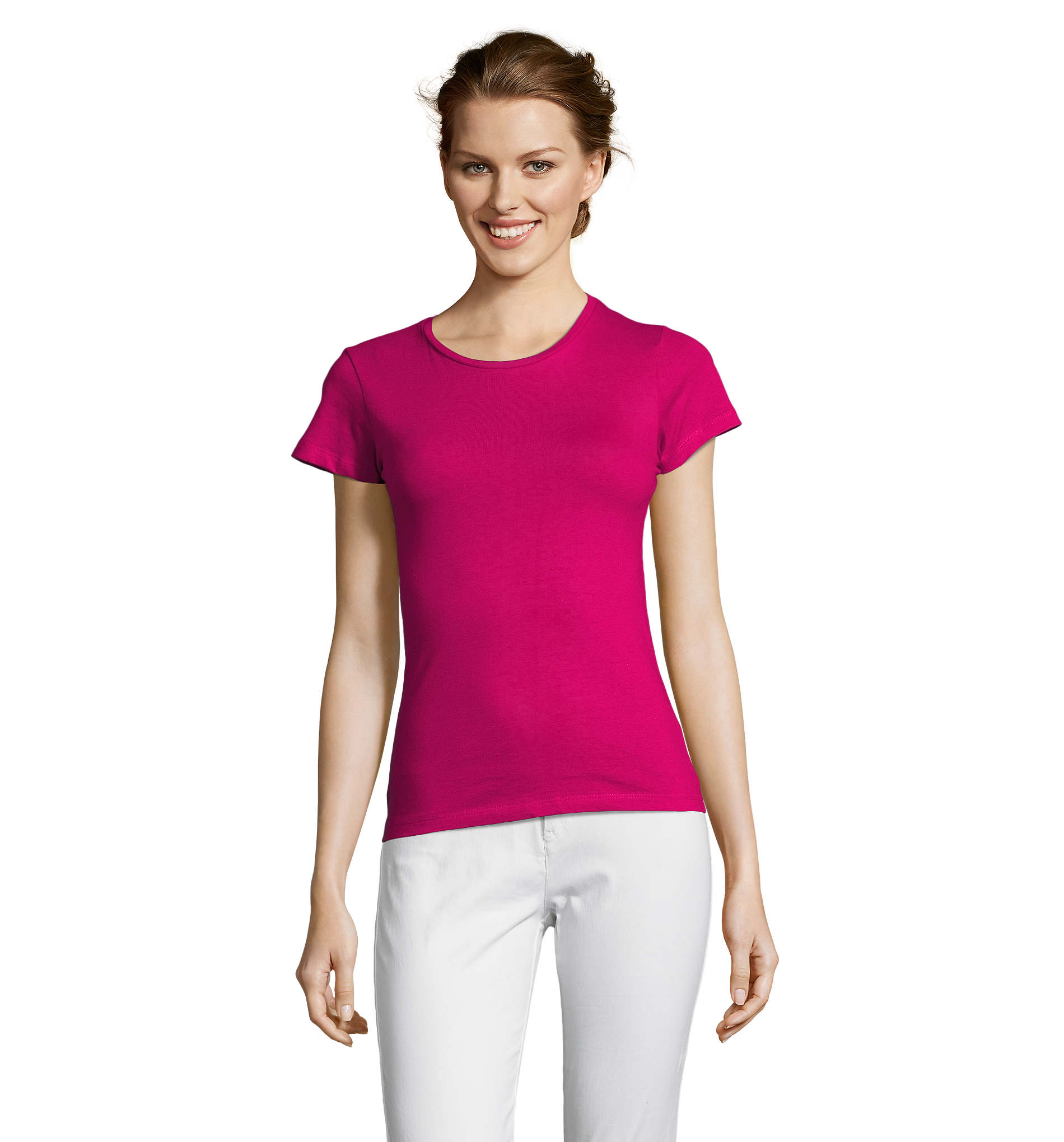T-Shirt, Kurzarm, Rundhals, Magenta, Unifarben, t-shirt, fuchsia, kurzarm, strick, damen, Tee, Kurzarm, Rundhals, Fuchsia, Uni-Farbshirt, T-Shirt, Kurzarm, Rundhals, Fuchsia, Hemdshirt-Style, T-Shirt, Kurzarm, Rundhalsausschnitt, Fuchsia, Hemdlinie