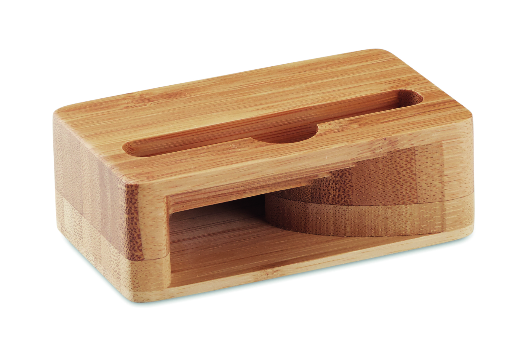 Holzstifthalter, Schreibtisch-Organizer, Bambus, Stifthalter, Rundformen