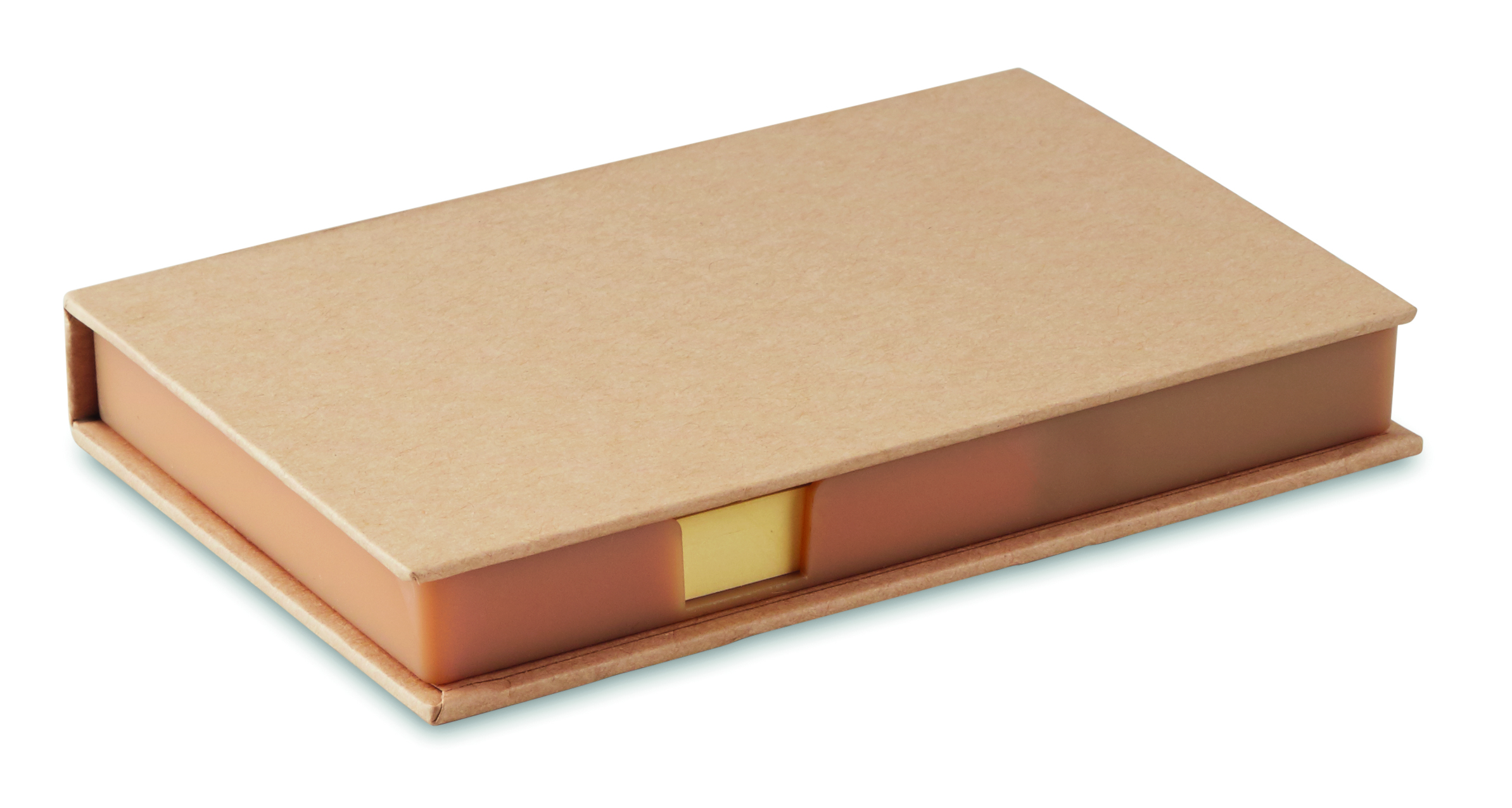 Notizbuch, Haftnotizen, Schachtel, verpackt, braune Umhüllung