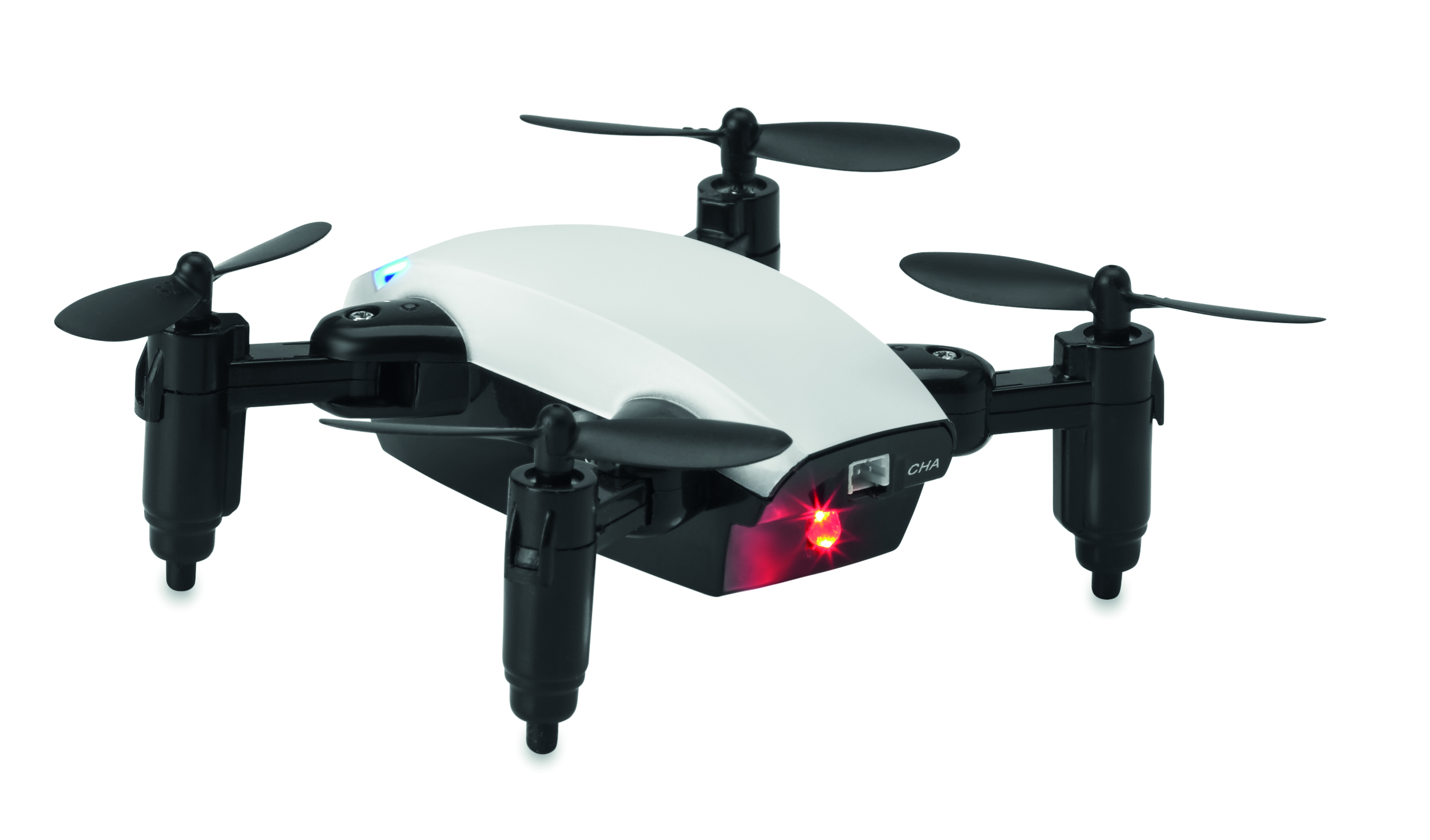 Quadrocopter, Drone, Propeller, LED-Licht, Wiederaufladbarer Akku