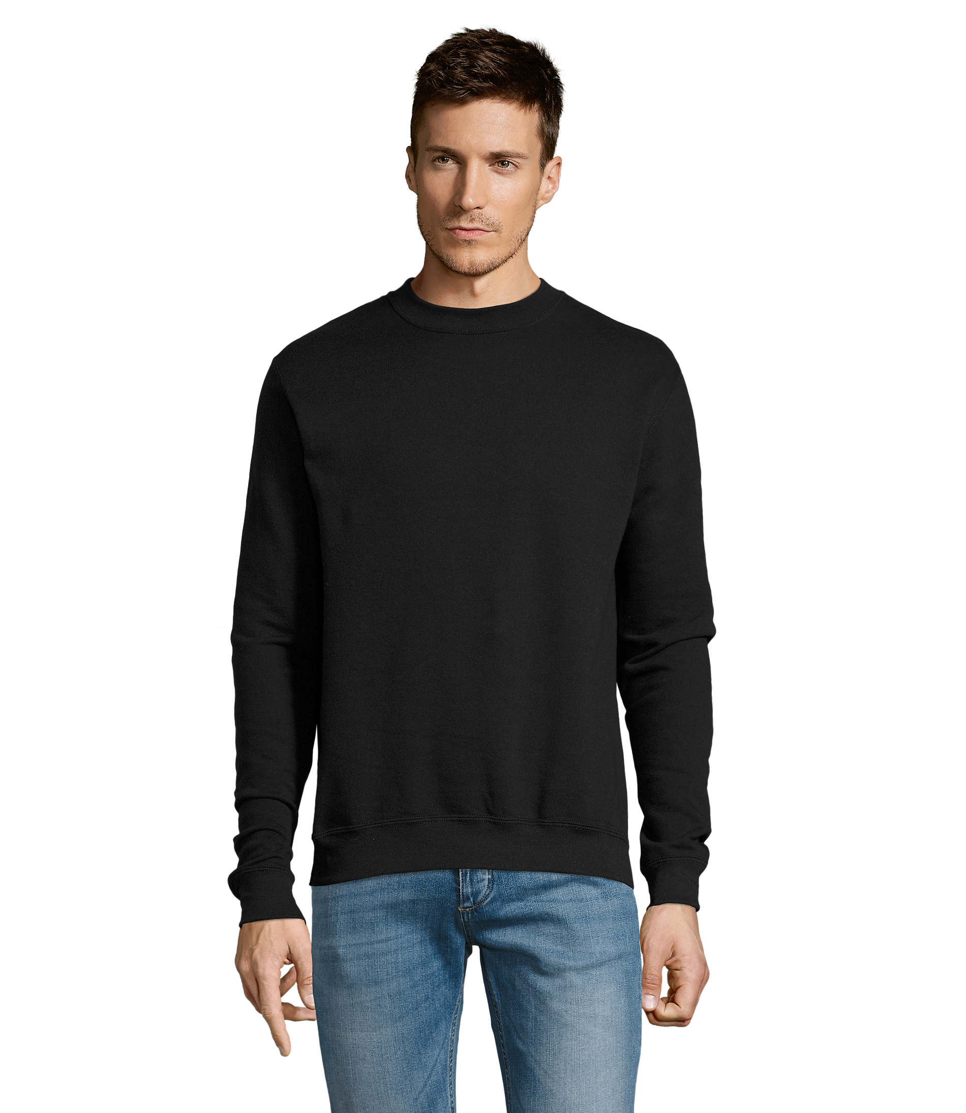 Pullover, Sweatshirt, Schwarz, Langarm, Kleidung,  sweatshirt, schwarz, Rundhals, Langarm, unisex, Sweatshirt, Schwarz, Rundhals, Langarm, Casual, Sweatshirt, Schwarz, Rundhals, Langarm, Uni, Pullover, Rundhals, Schwarz, Langarm, Basic