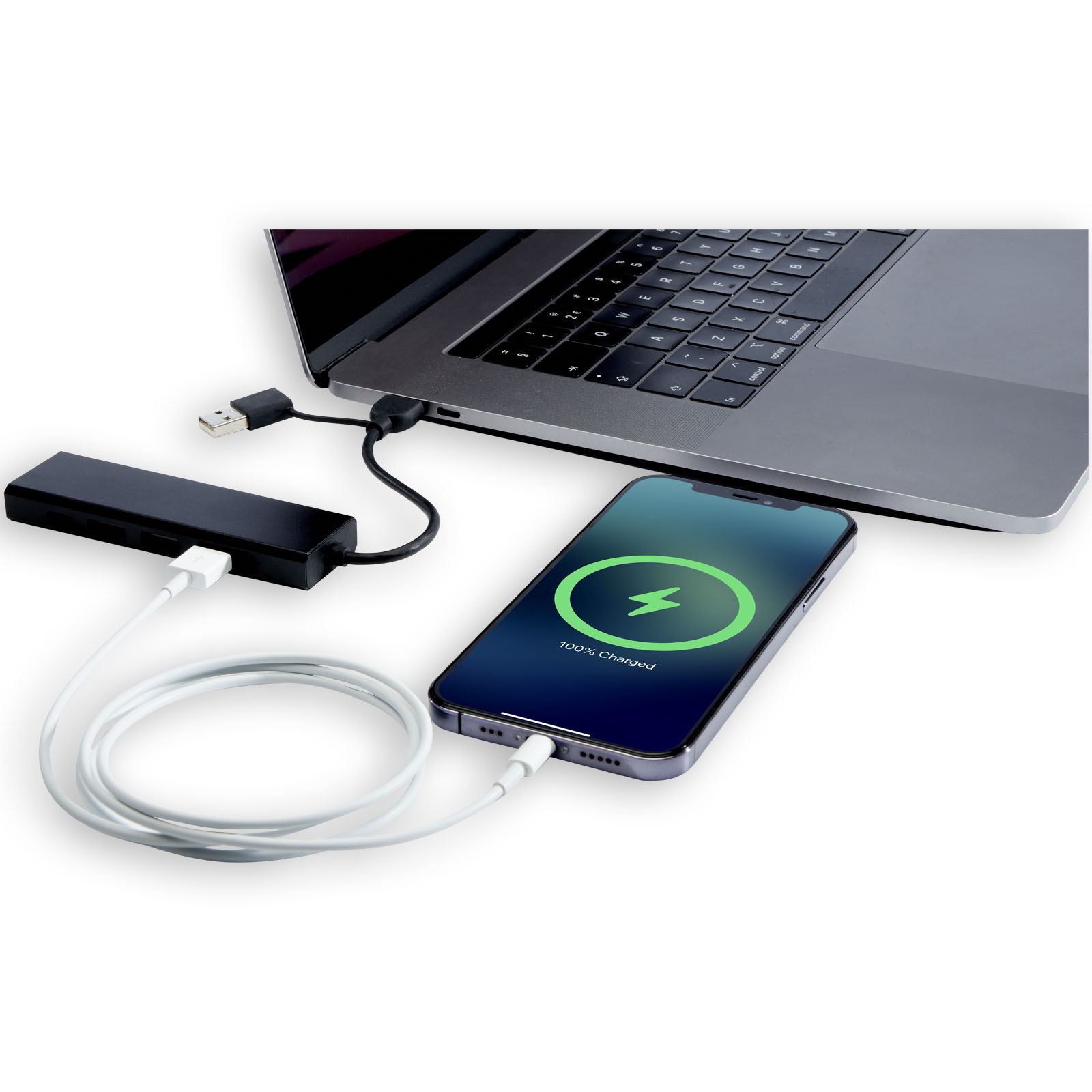 Ladegerät, Powerbank, USB-C, Kabel, Smartphone