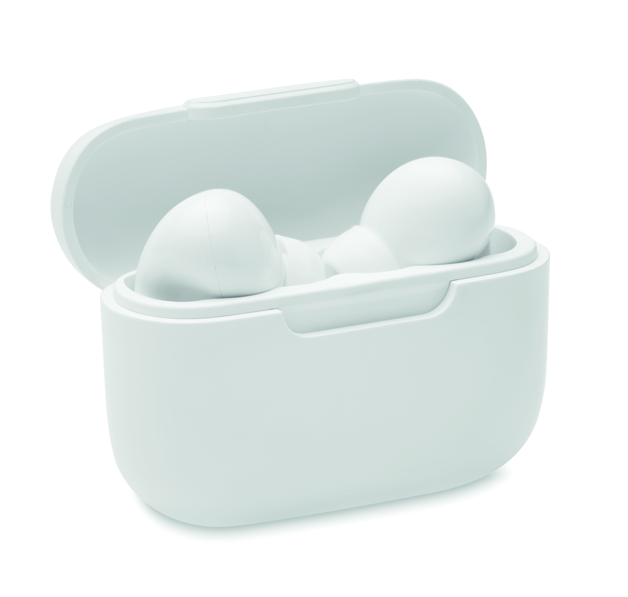 Kopfhörer, In-Ear, true wireless, Case, Weiß, In-ear Buds, Drahtlose Kopfhörer, Etui, Weiß, TWS, Kopfhörer, In-Ear, Bluetooth, Hülle, Weiß, Kopfhörer, In-Ear, Kunststoffcase, weiß, Bluetooth