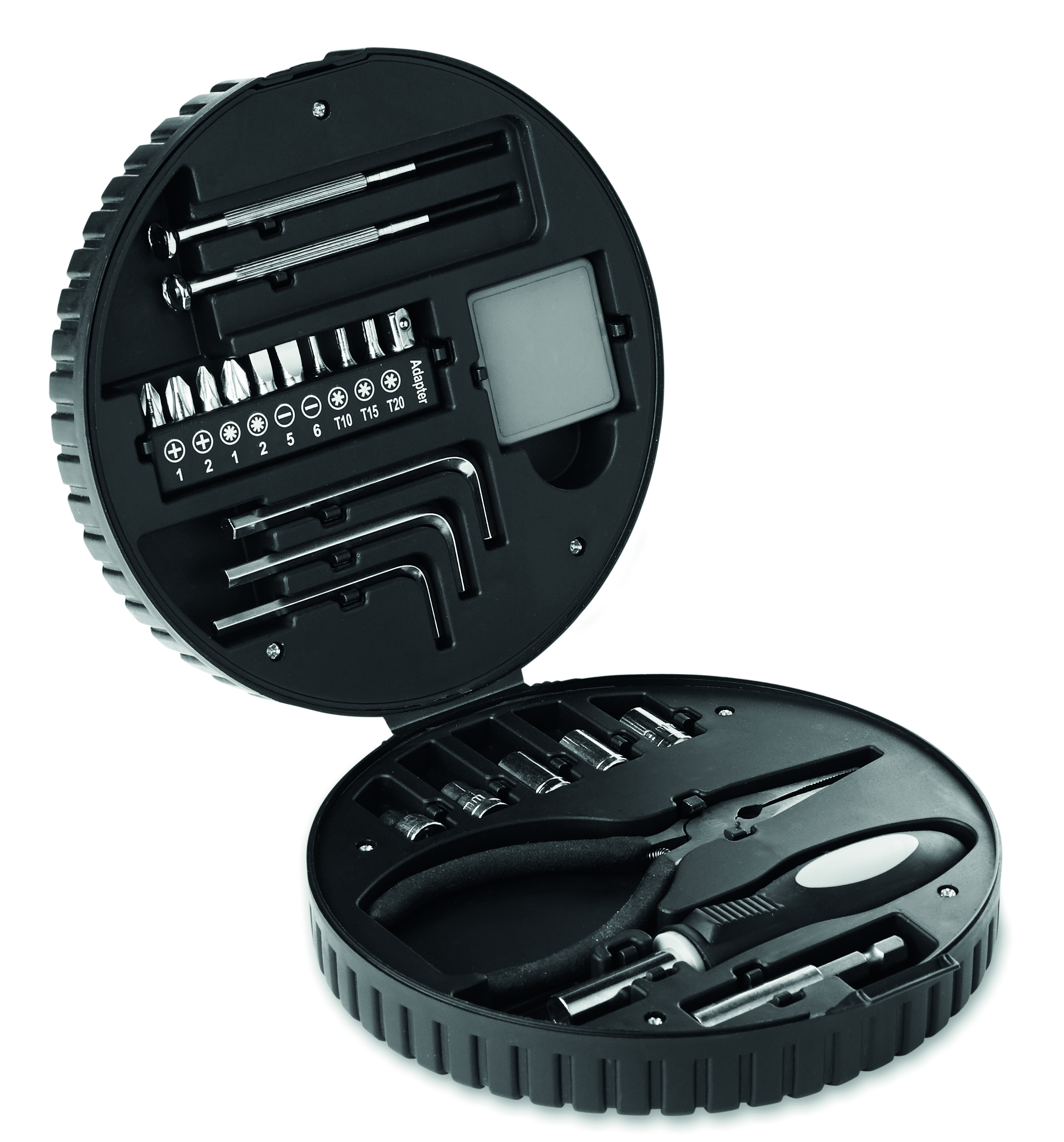 werkzeug-set, werkzeugkasten, amtkassette, sechskant, schraubendreher