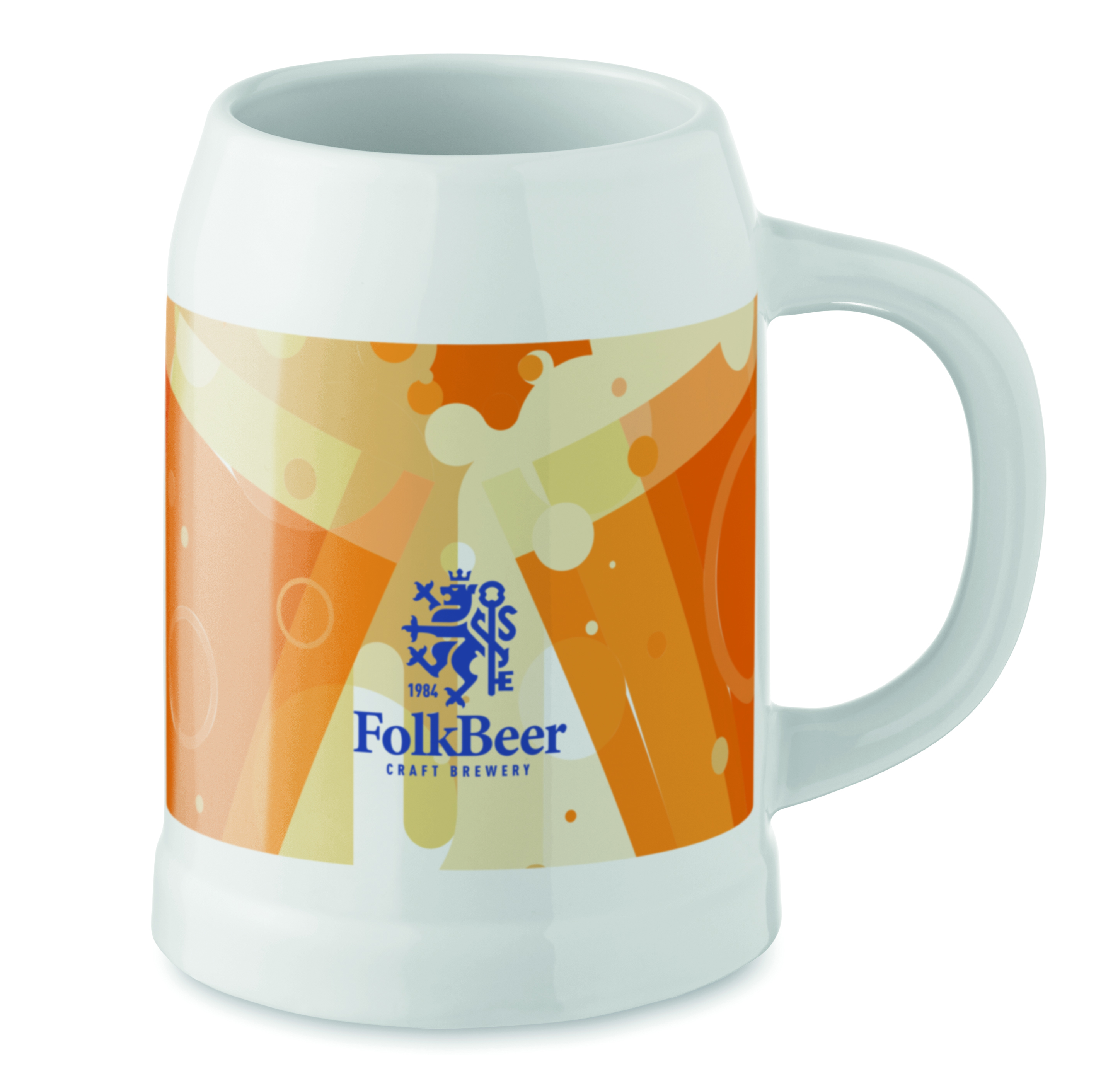 Kaffeebecher, Becher, Orangestil, Druck/Label, Craft Brewery, Kaffee-Tasse, Bierkrug, Orangener Druck, Muster, Ceramic, Bierkrug, Craft Beer, Glas, Orangemuster, Fassungsvermögen