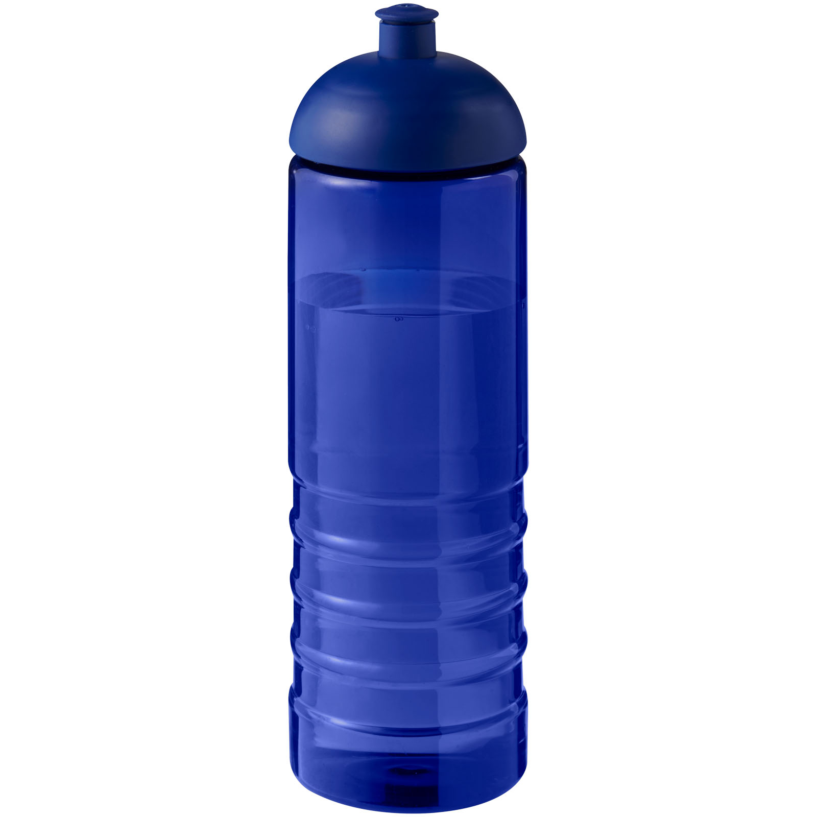Trinkflasche, Sportflasche, Halmverschluss, blau, Plastikflasche