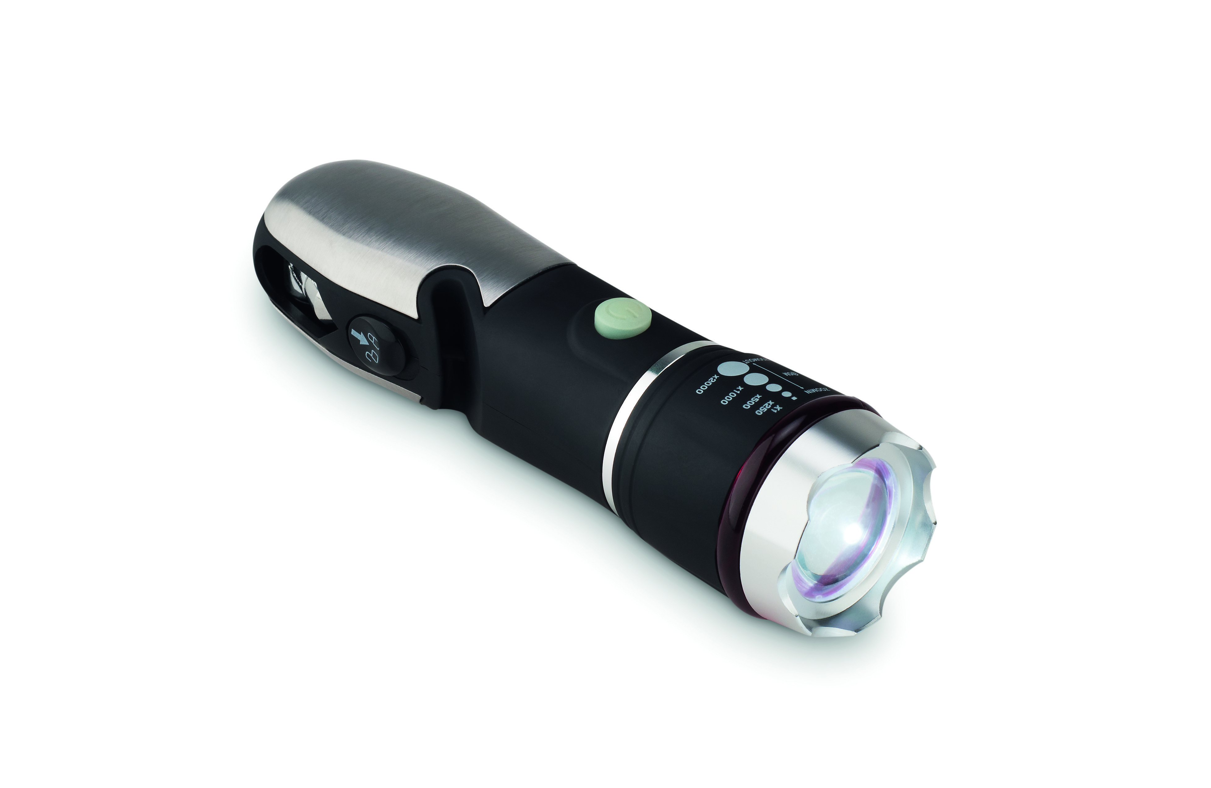 Taschenlampe, LED, Schwarz, Kompakt, Frontscheinwerfer