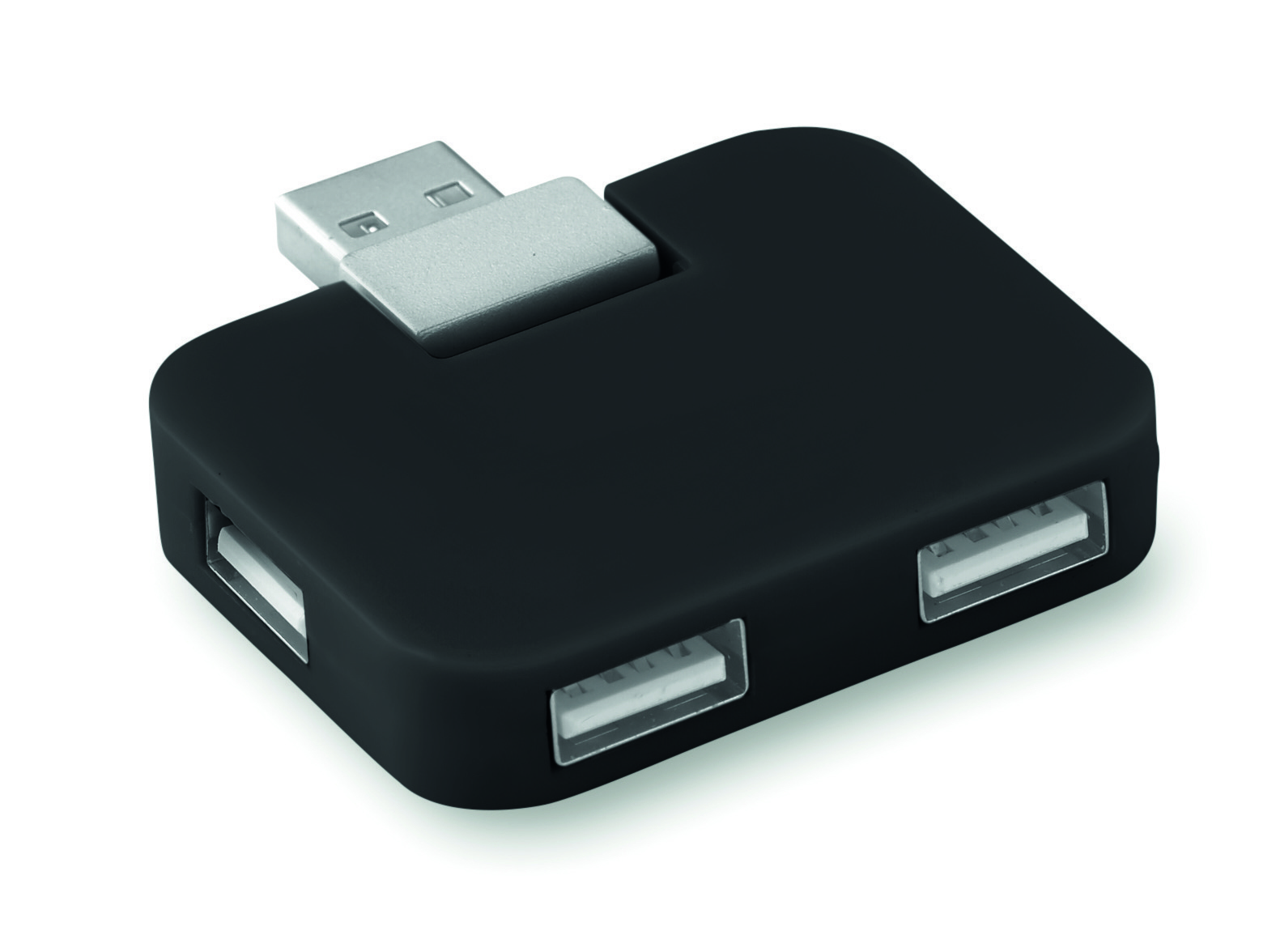 USB-Adapter, HUB, USB-A, OTG, Adapter, USB-Adapter, USB-Hub, OTG-Adapter, schwarz, Multi-Port