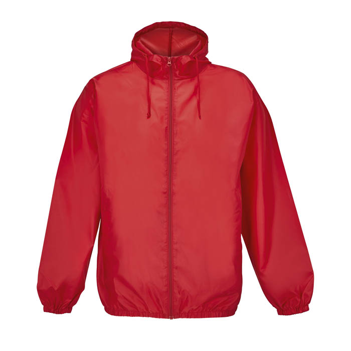 Jacke, Windbreaker, Regenjacke, Rote Farbe, Kapuze, Rote Jacke, Windjacke, Kapuze, Reißverschluss, Elastische Bündchen, Windbreaker, Kapuzenjacke, Rot, Reißverschluss, elastische Bündchen, Regenjacke, Windjacke, Hoodie?, Jacke, Regenmantel?