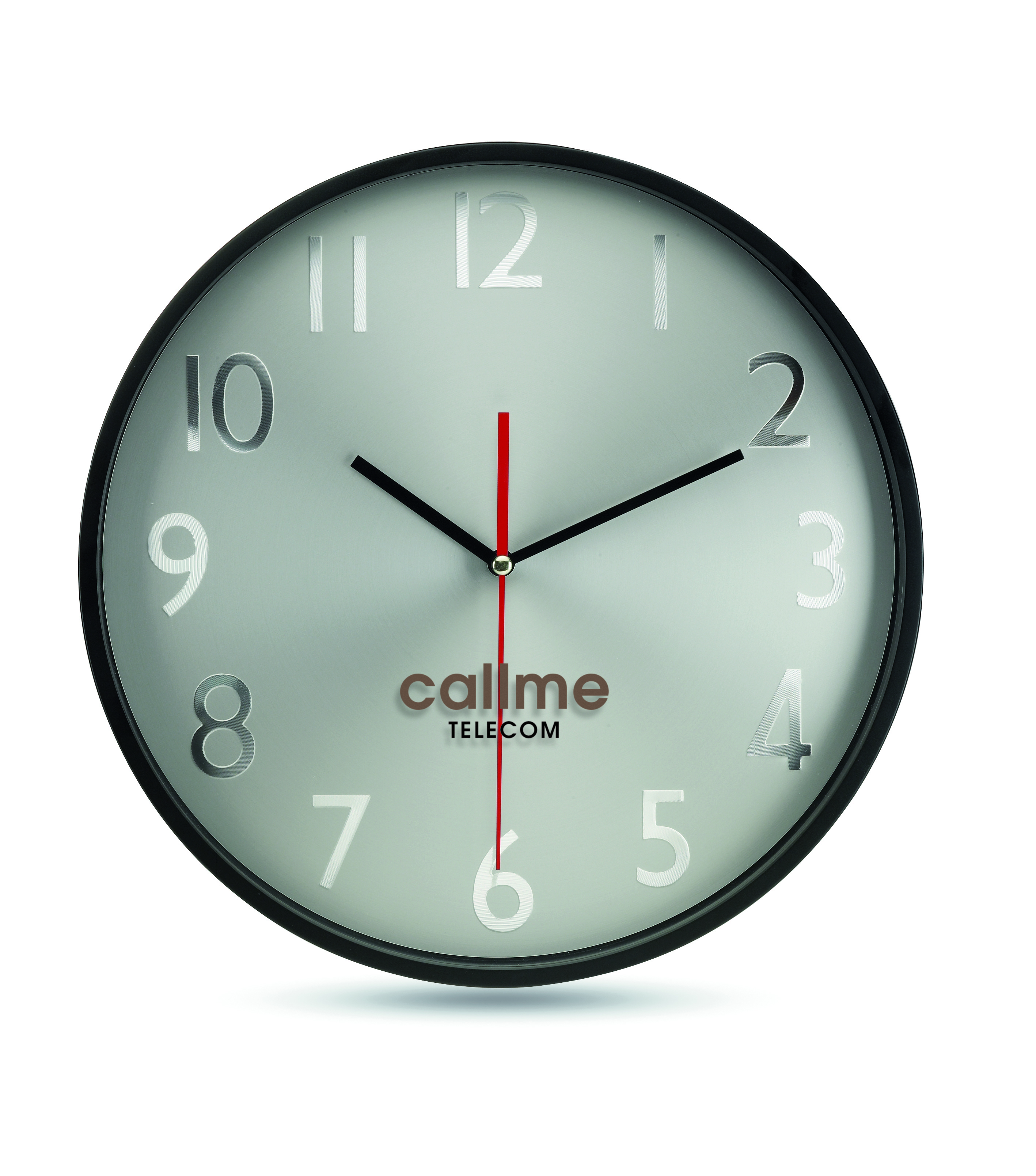 Wanduhr, runde Uhr, Analoguhr, Quarz, Telkom