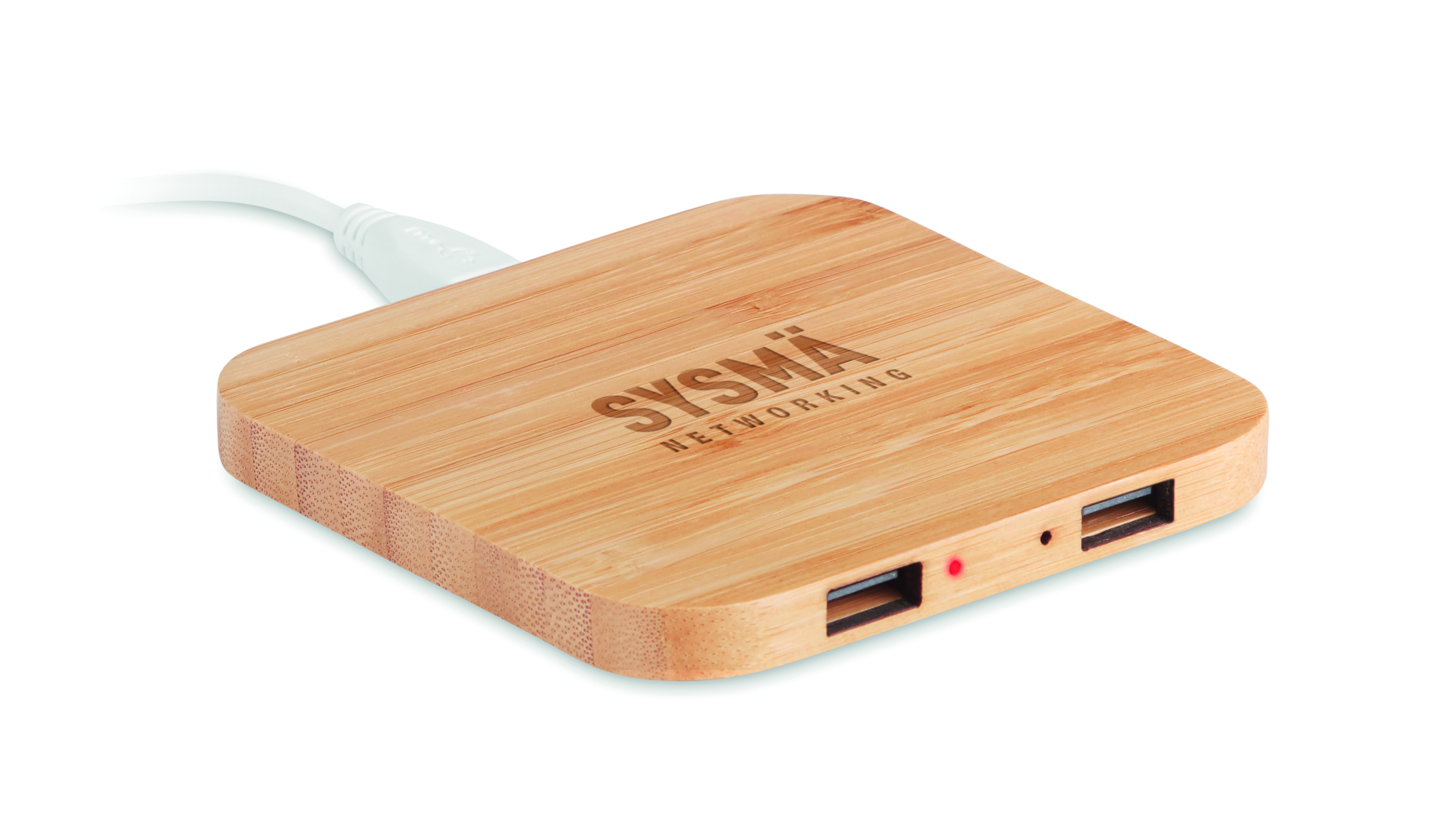 holz, holz, usb-hub, zwei-usb, computerzubehör