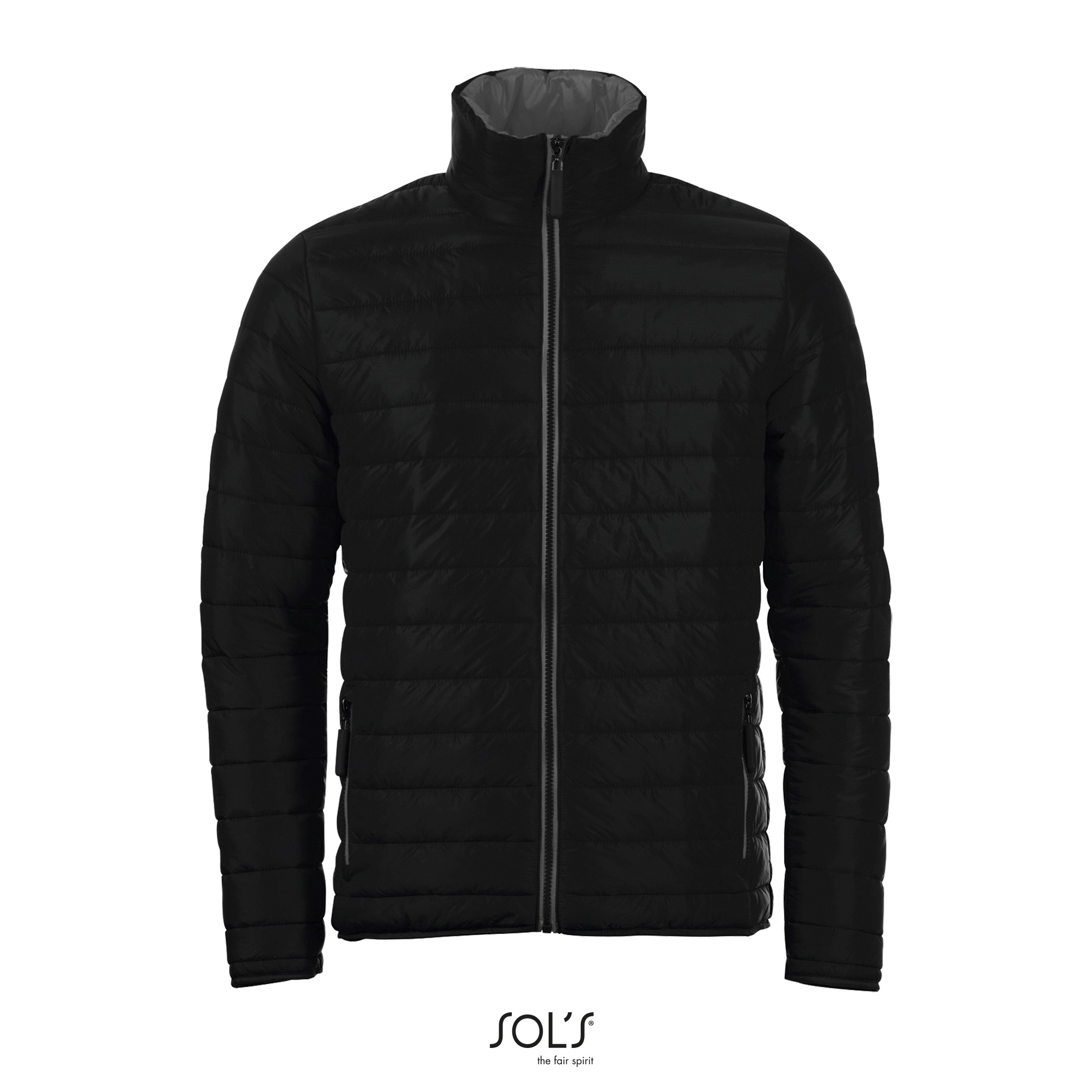 Pufferjacke, Daunenjacke, Reißverschluss, Seitliche Taschen, schwarz, Jacke, Puffer, Reißverschluss, Schwarz, Kälteisoliert, Jacke, Puffer, Schwarz, Reißverschluss, Stehkragen, jacke, daunenjacke, puffer, schwarz, reissverschluss