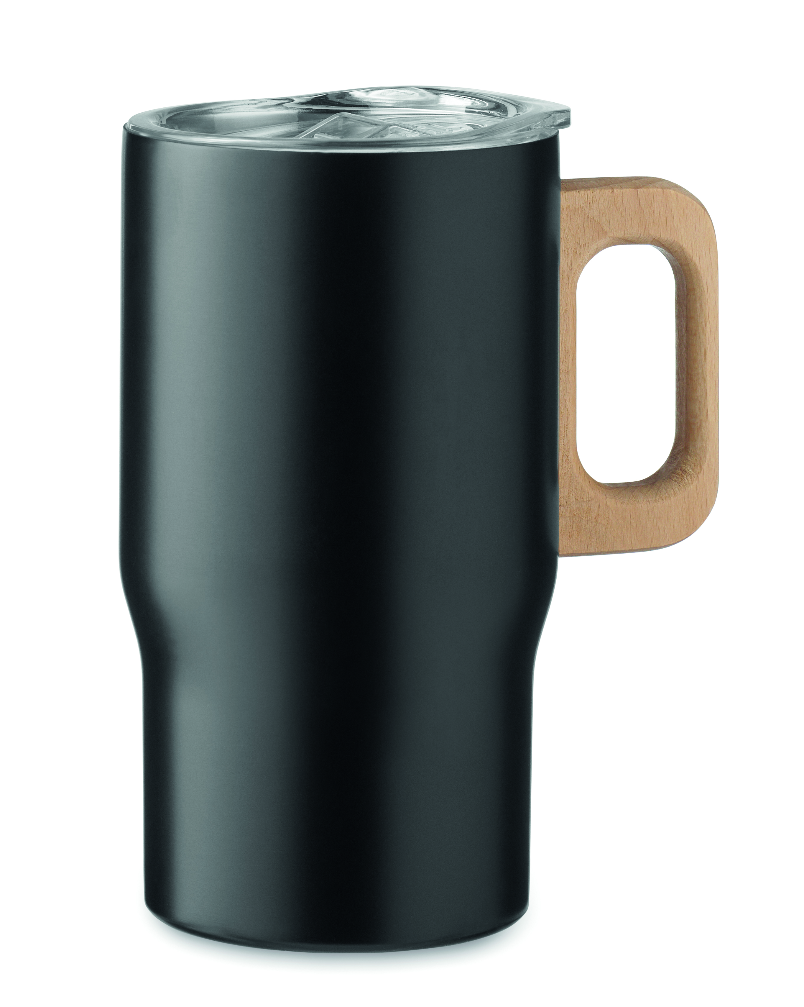 Tumbler, Reisebecher, Holzgriff, schwarz, Glasdeckel, Thermobecher, Becher, Isolierbecher, Holzgriff, Trinkgefäß, Thermos, Becher, Isolierter Becher, Holzgriff, Holzgriff mit Deckel, Becher, Thermobecher, Holzgriff, Dunkelgrün, Glasdeckel