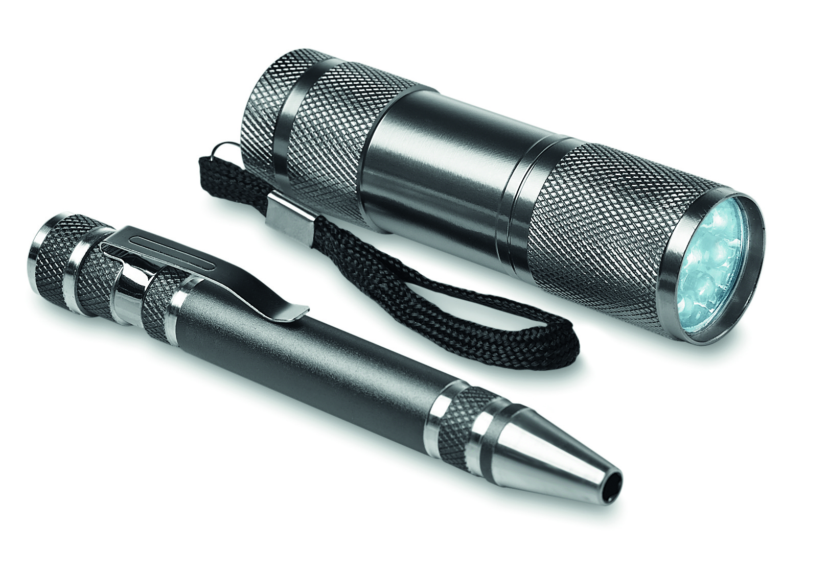 Taschenlampe, LED, Kompakt, Metal, Kappe