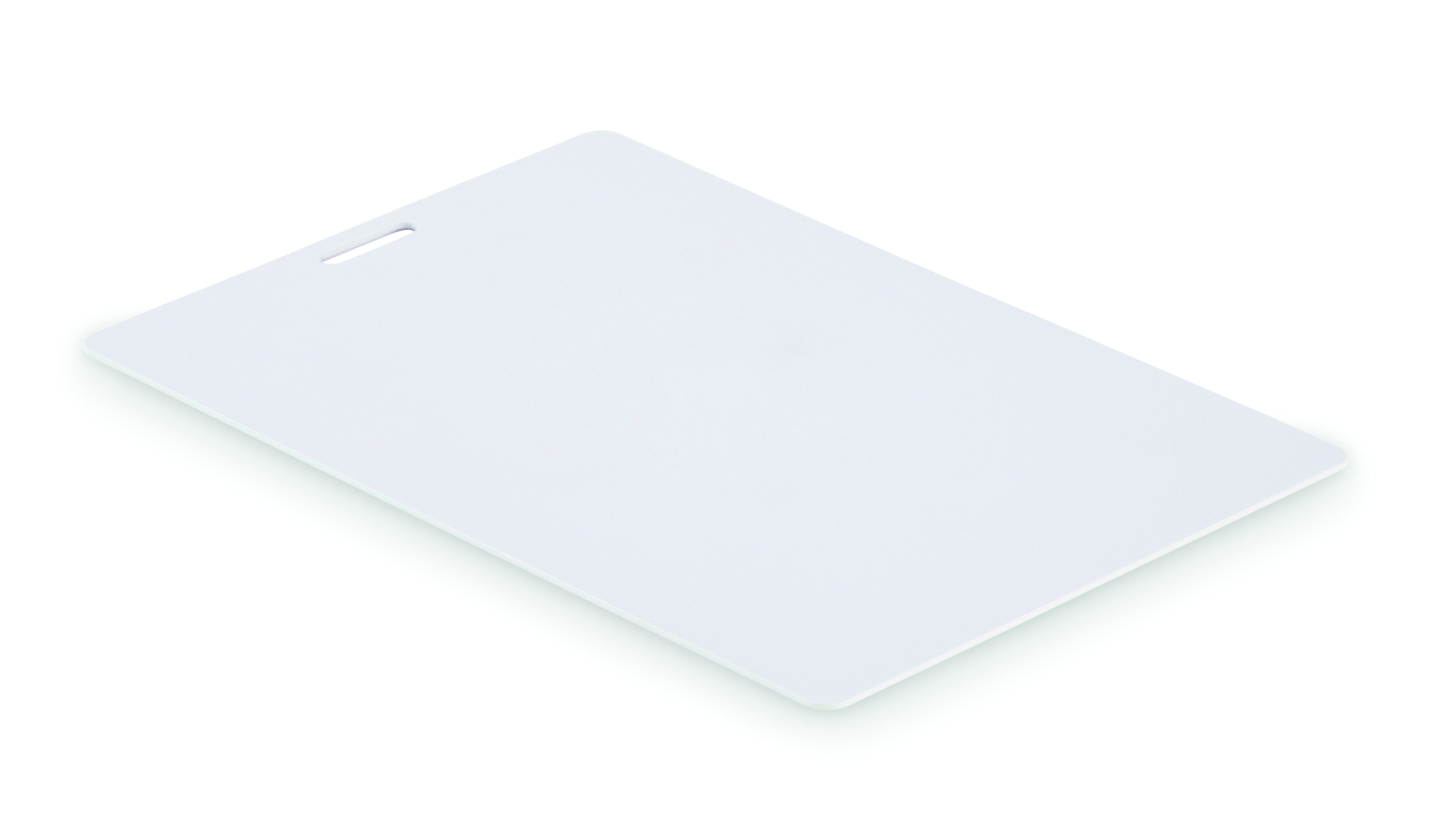 Schneidebrett, weißes Brett, Küchenbrett, Plastikbrett, rohrformen-Griff