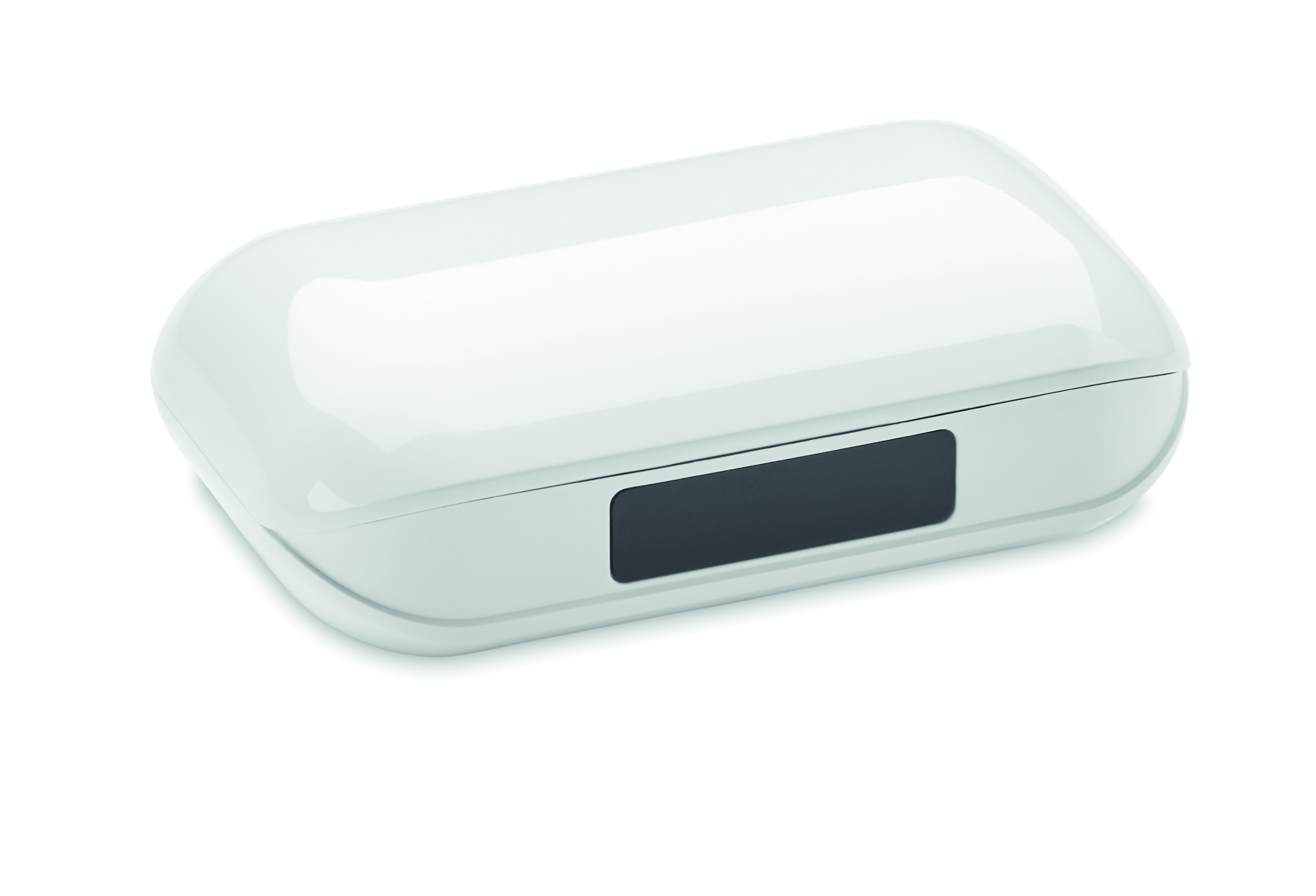 Aufbewahrungsbox, Schale, Etikett, Weiß, Handgehalten