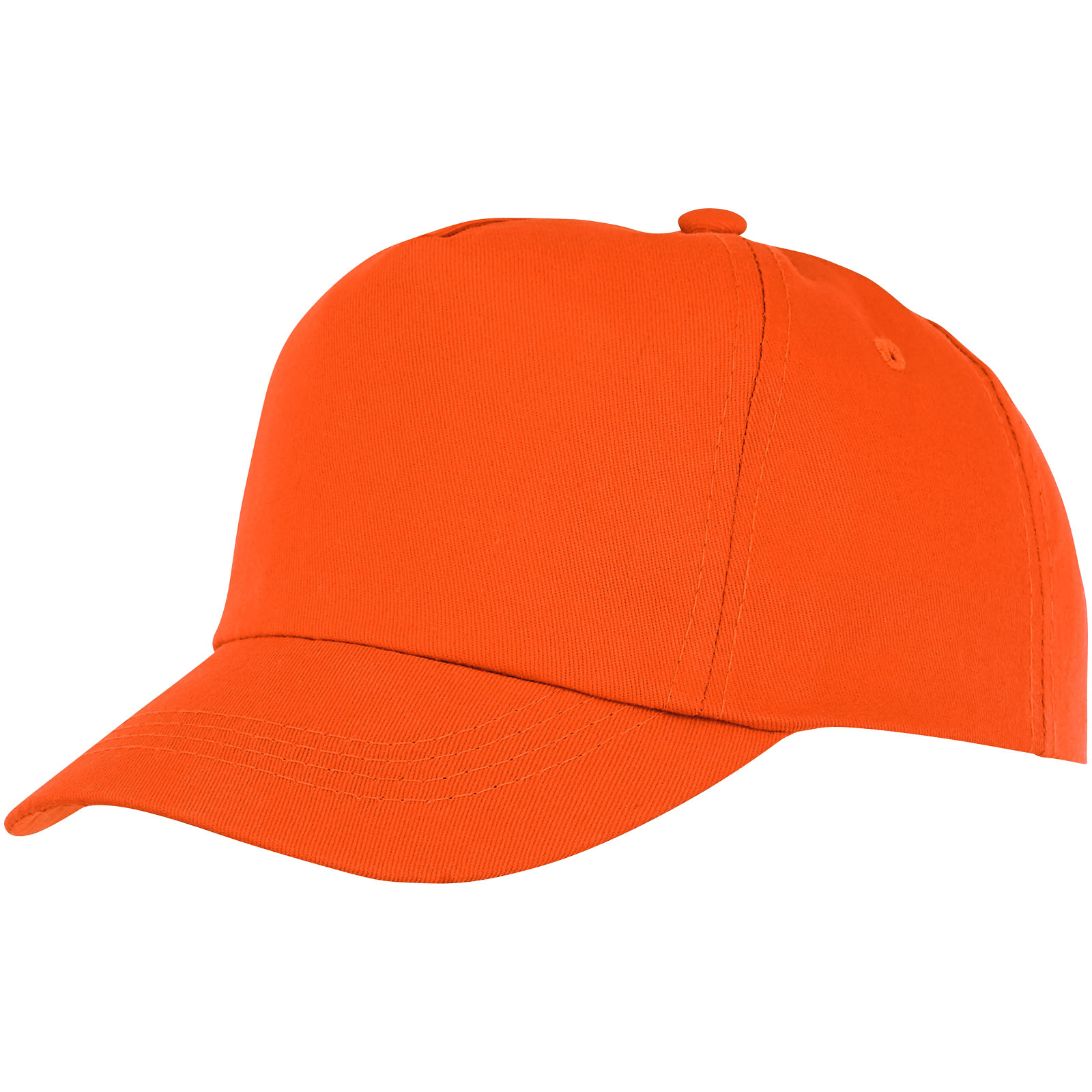 Baseballkappe, Kappe, Orange, Unifarben, Vorne gebogener Schirm