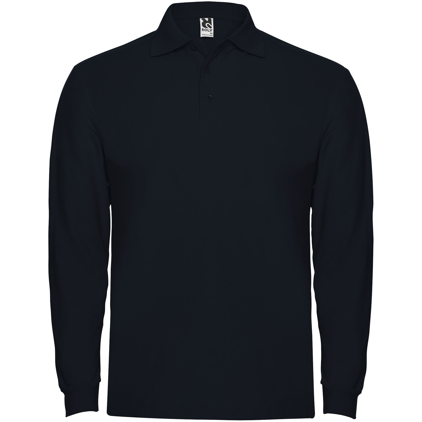 Polo-Shirt, Longsleeve, Polo, Dunkelblau, Kragen, Polohemd, Langarm, Dunkelblau, Kragen, Knopfleiste, Polohemd, Langarm, Dunkelblau, Kragen, Knopfverschluss, Polohemd, Langarm, Navy, Baumwollmaterial, unifarben