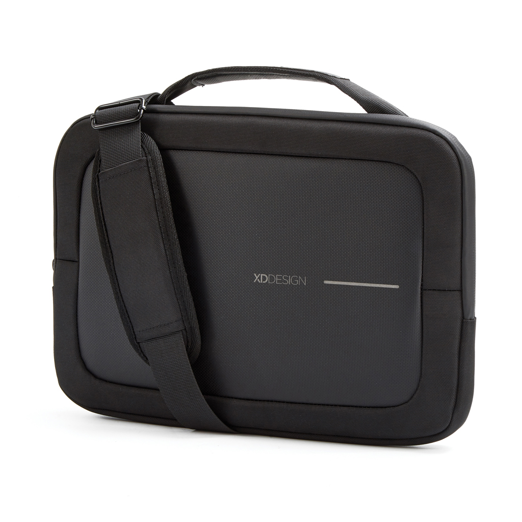 Tasche, Laptop-Tasche, Schwarz, Gurtband, XS Design