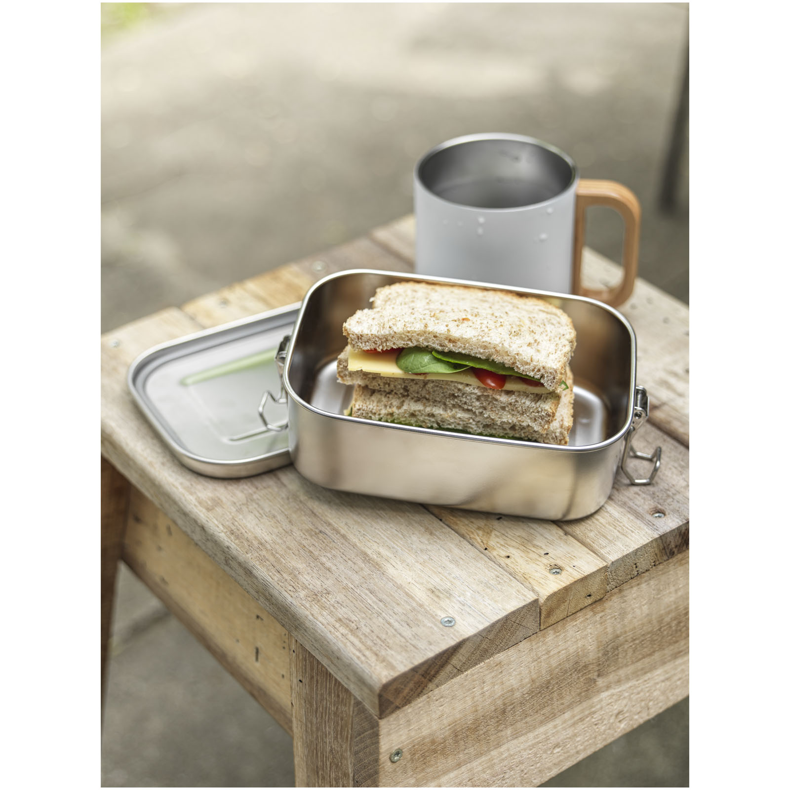 sandwich, Mittagessen, Edelstahl, Lunchbox, Wasserflasche