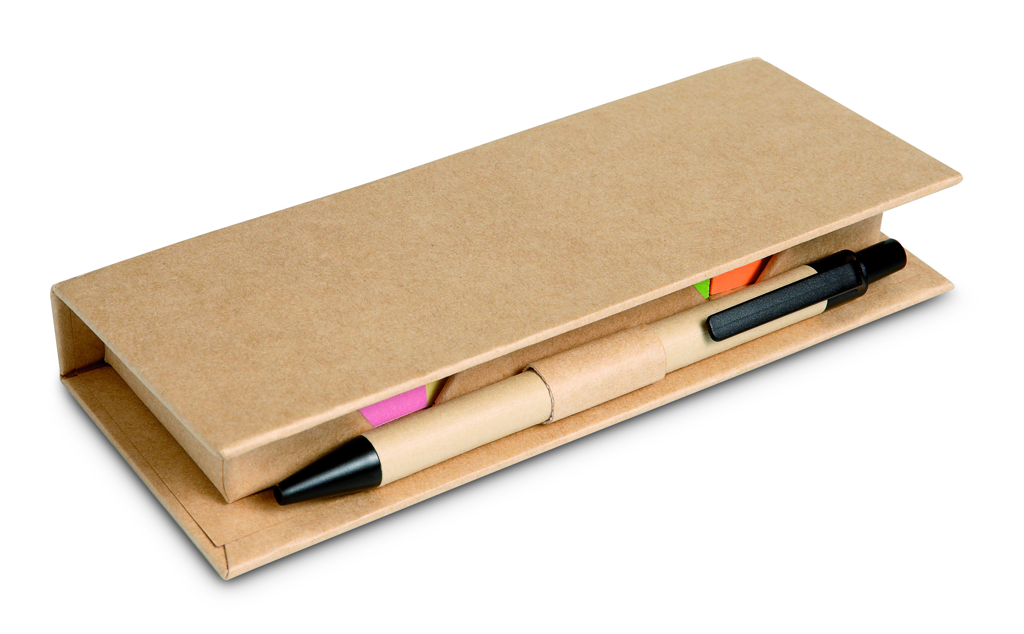 Papierhalter, Kartonverpackung, Klebestifte, Stift, Notizblock