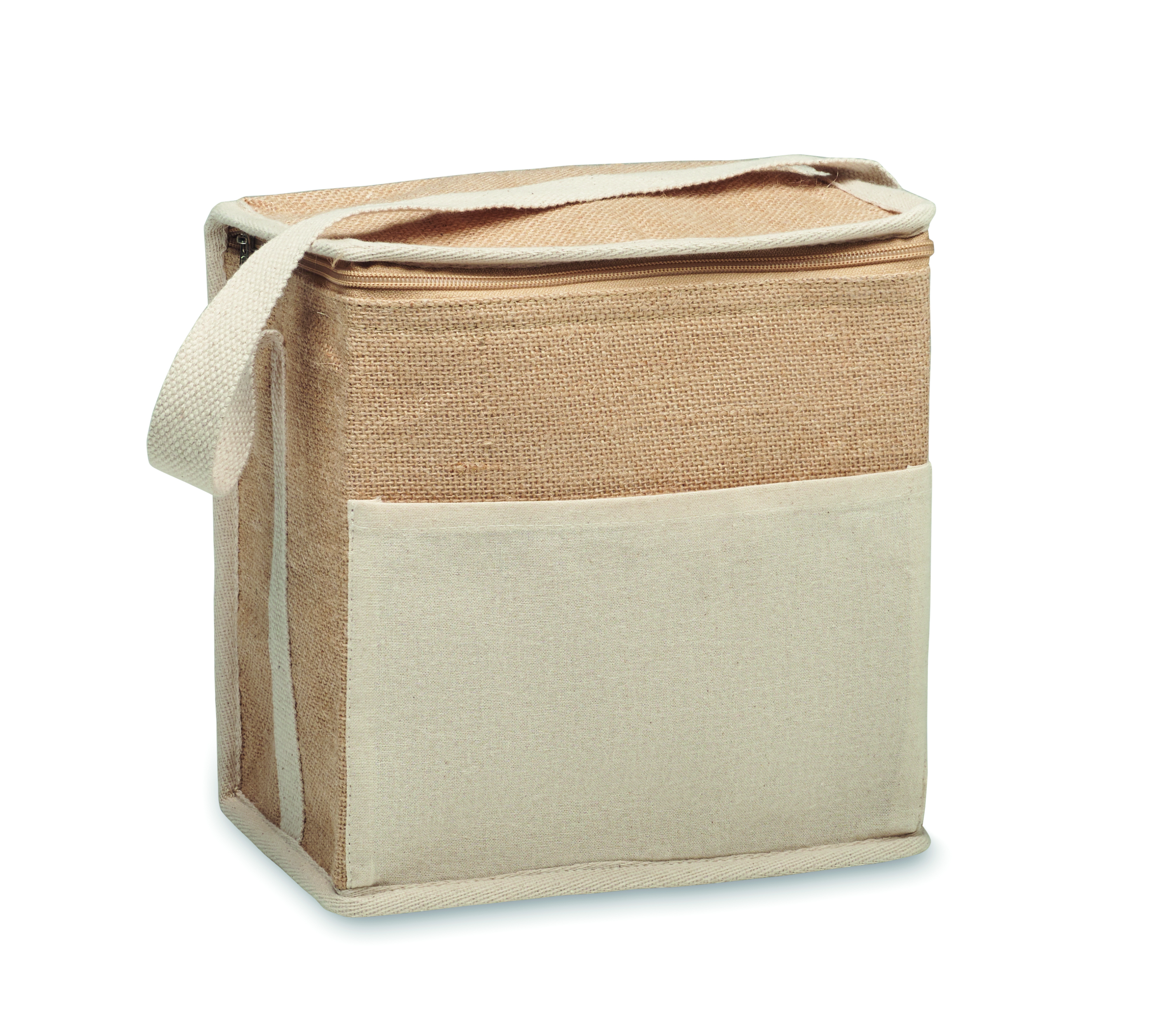 Kühlbox, Tragetasche, Jute, Beutel, Kühlbehälter, Isoliertasche, Jutebeutel, Canvas-Tasche, Naturfarben, Küchen-Tasche, Kühltasche, Jutestoff, Gepolstert, Beutel, Tragetasche