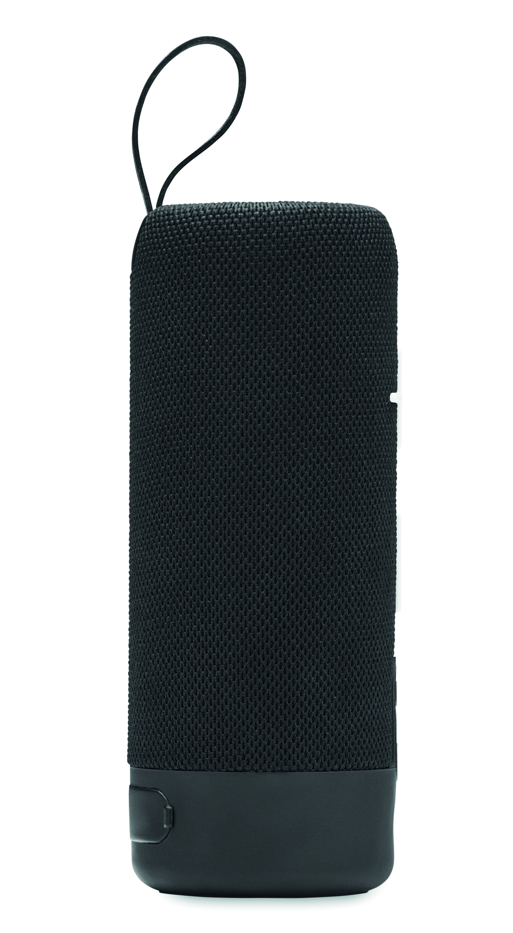 Bluetooth-Lautsprecher, Tragbarer Lautsprecher, Netzgewebe, Schwarz, Karabiner-Schlaufe, Bluetooth-Lautsprecher,  tragbarer Lautsprecher, Mesh-Gewebe, Trage-Schlaufe, Schwarz