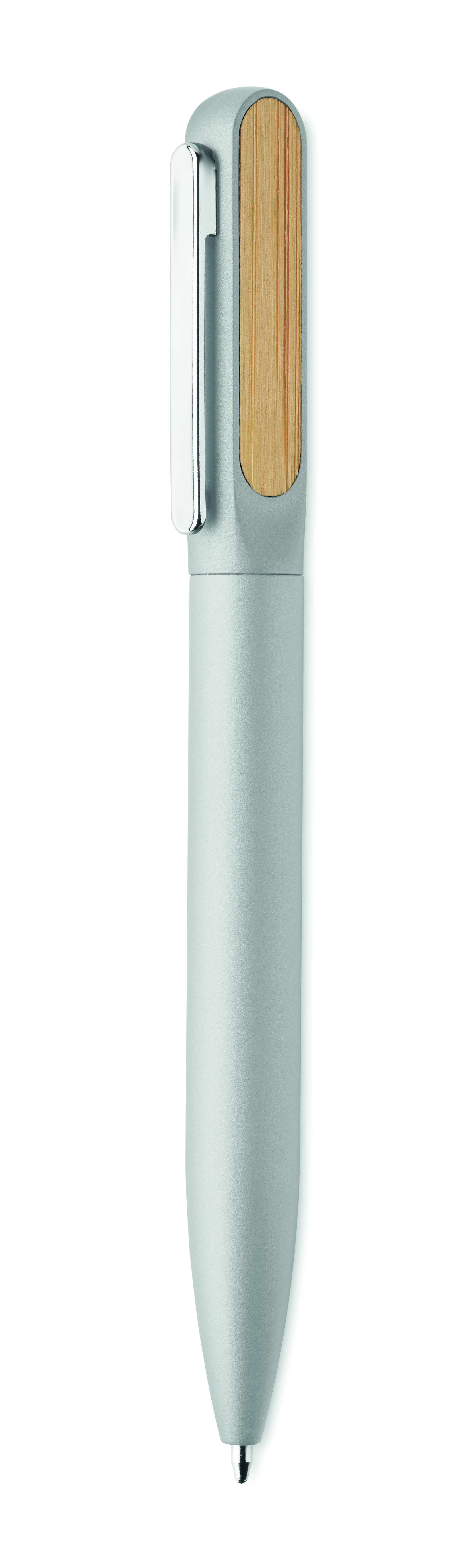 Kugelstift, Stift, Holzrand, Holz-Inlay, Metallgehäuse