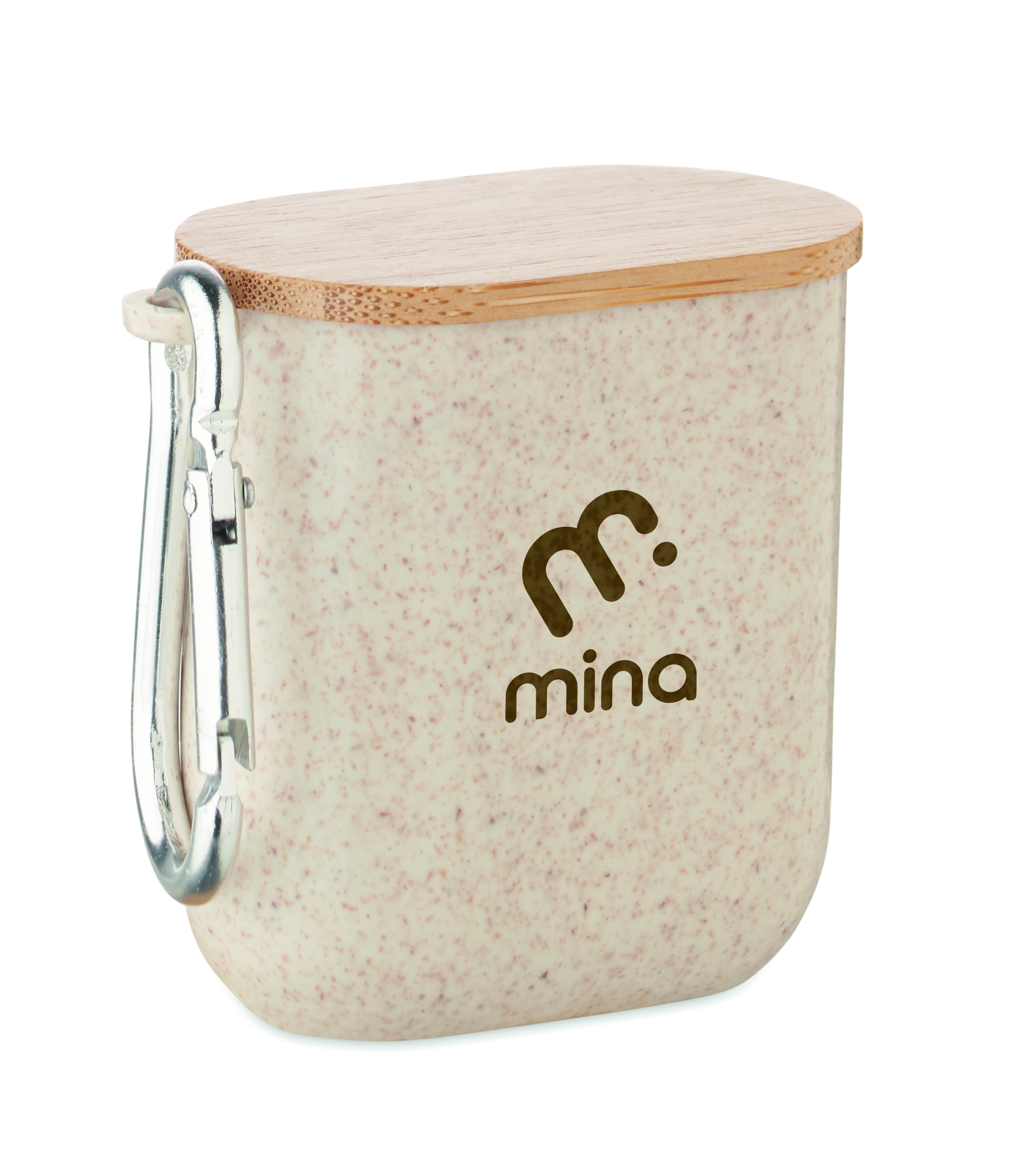 Snackbox, Bento, Kappe, Holzdeckel, Korkoptik