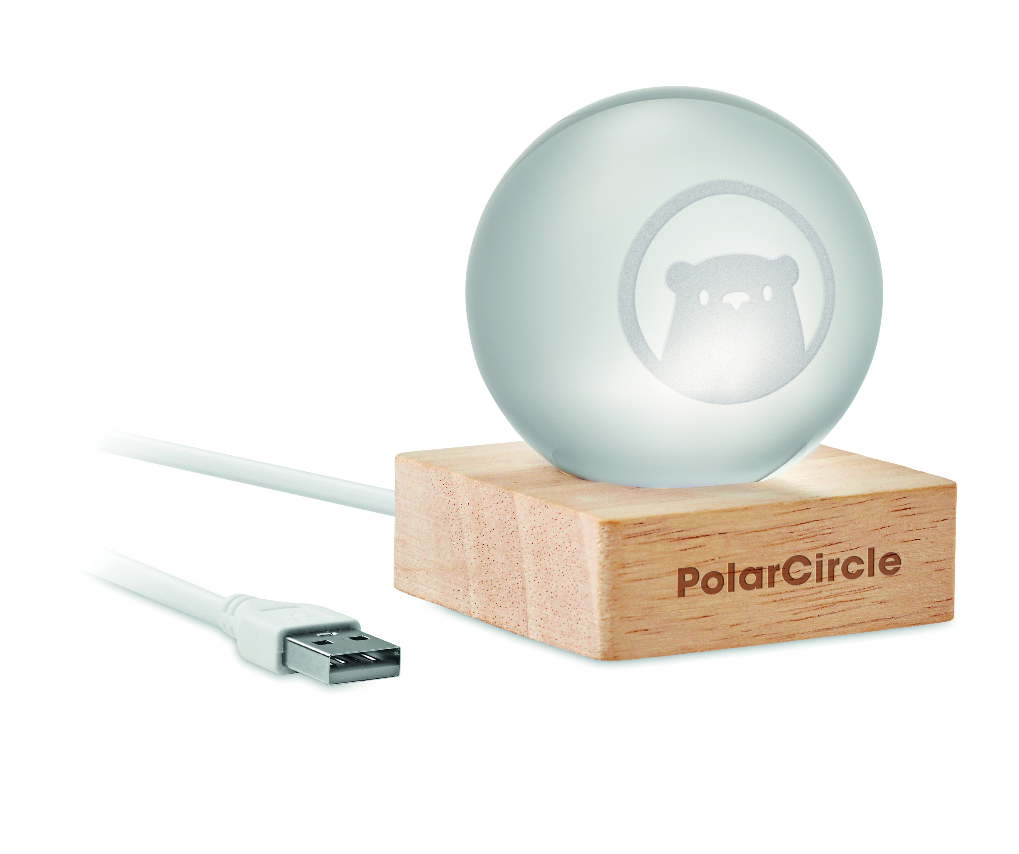USB-Ladegerät, LED-Lampe, Globus, Holzständer, PolarCircle, LED-Licht, USB betrieben, Globenlampe, Holzfuß, PolarCircle, Licht, Globus, USB-Licht, Holzbasis, PolarCircle