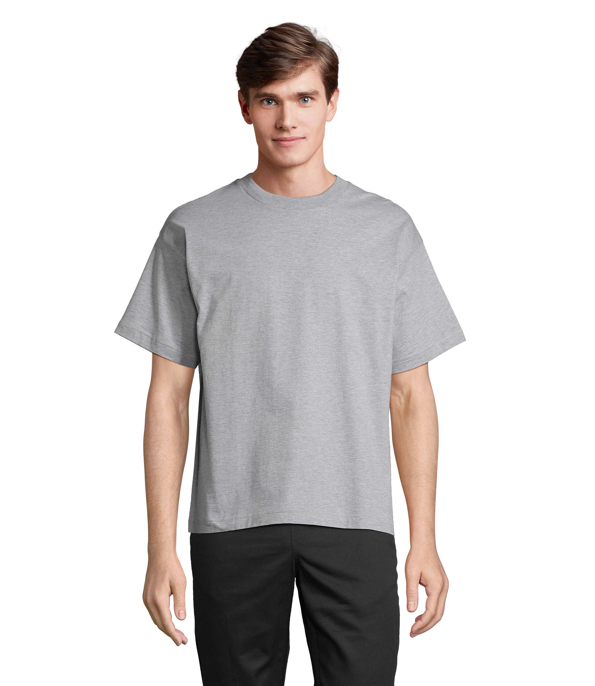 T-Shirt, Kurzarm, Grau, Unifarben, Kleidungsstück, T‑Shirt, Kurzarm, Grau, Baumwolle?, Alltagsbekleidung, T-Shirt, Kurzarm, Grau, Herrenshirt, Standard, T-shirt, Kurzarm, Grau, Unisex, Stoff, T-Shirt, Grau, Kurzarm, Rundhals, Casual