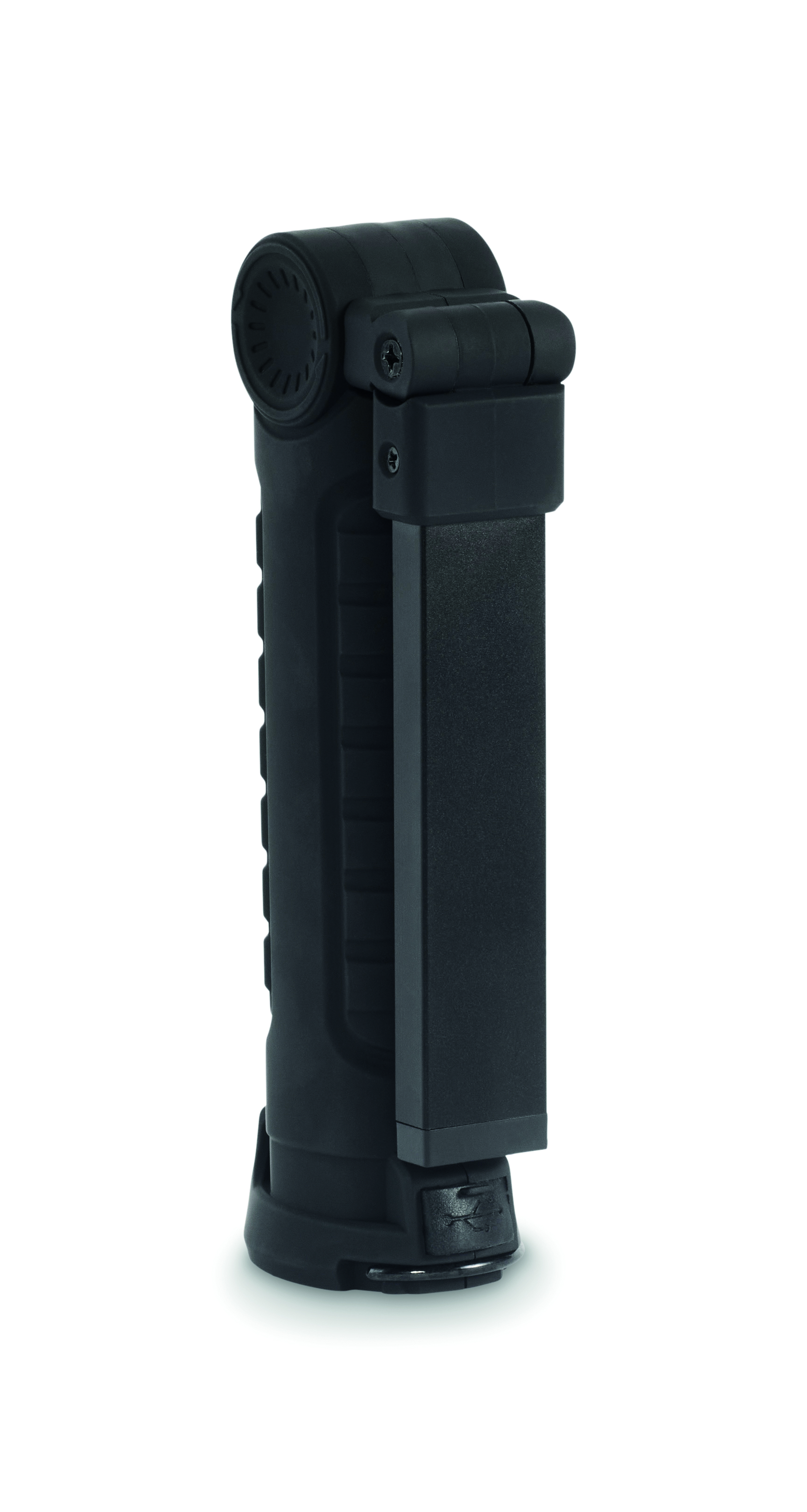 taktische taschenlampe, klappbar, verstellbar, schwarz, usb-ladbar