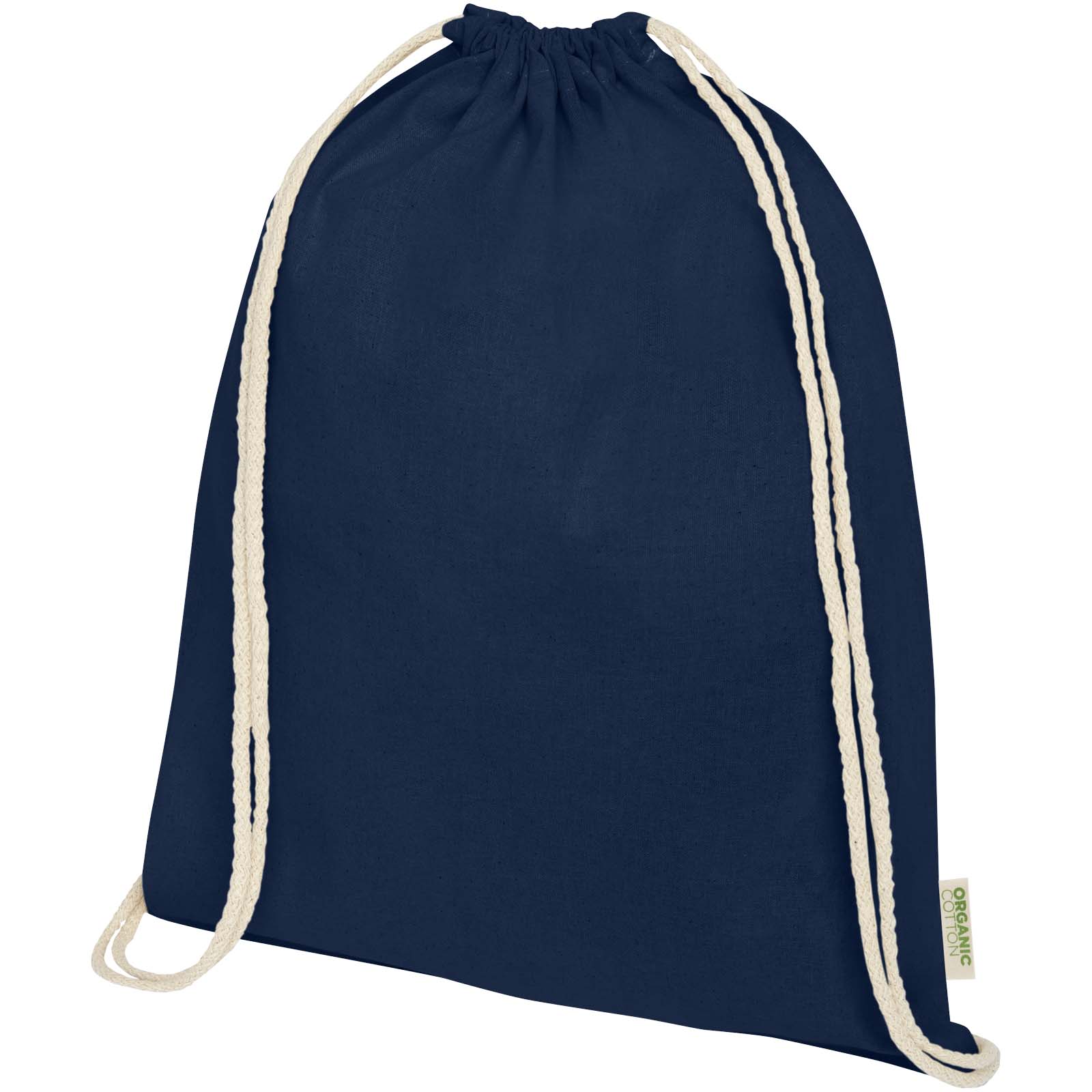 Beutel, Rucksack, Drawstring, Baumwolle, Navyblau