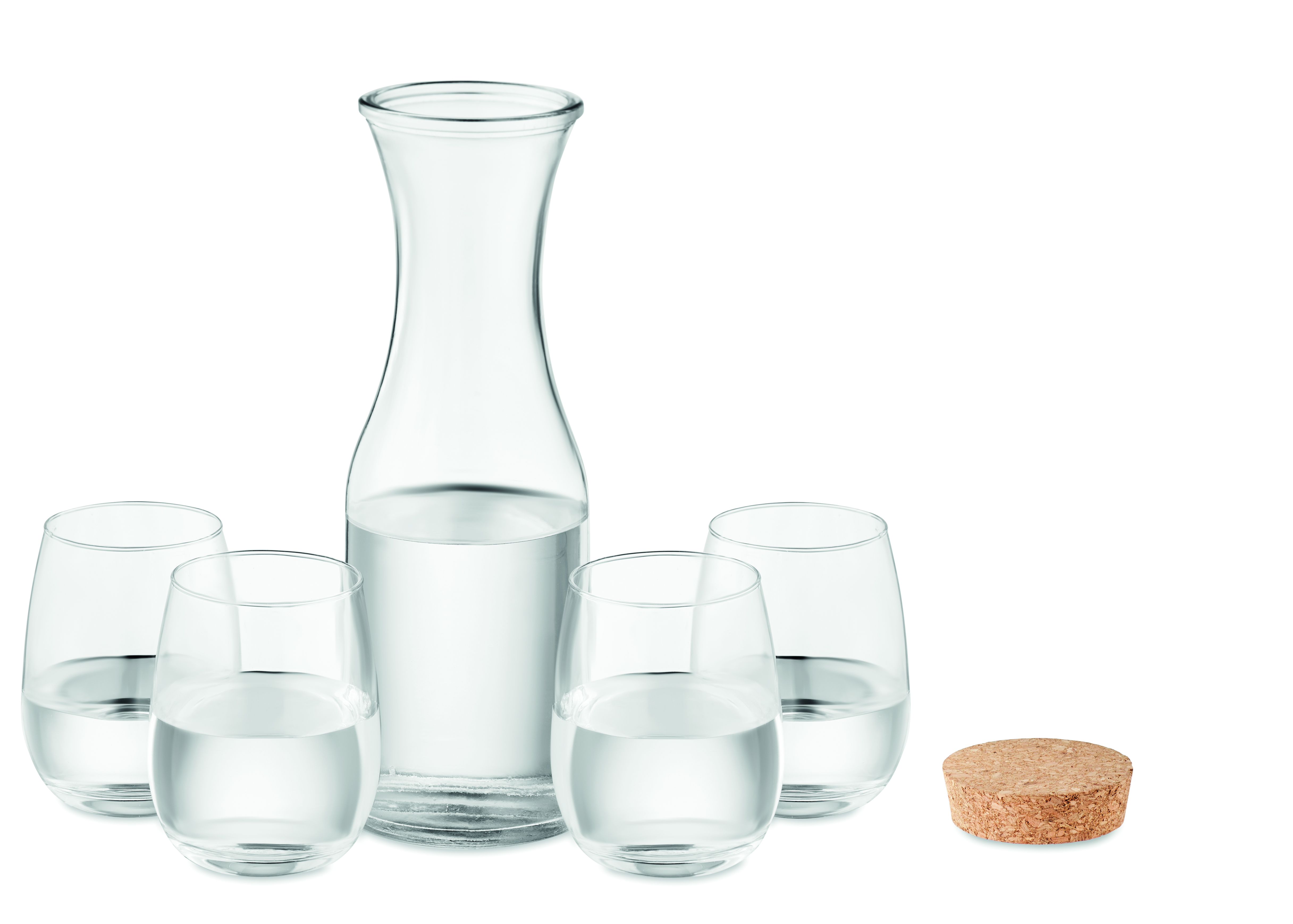 Glas, Dekantierglas, Whiskey-Set, Karaffe, Korken