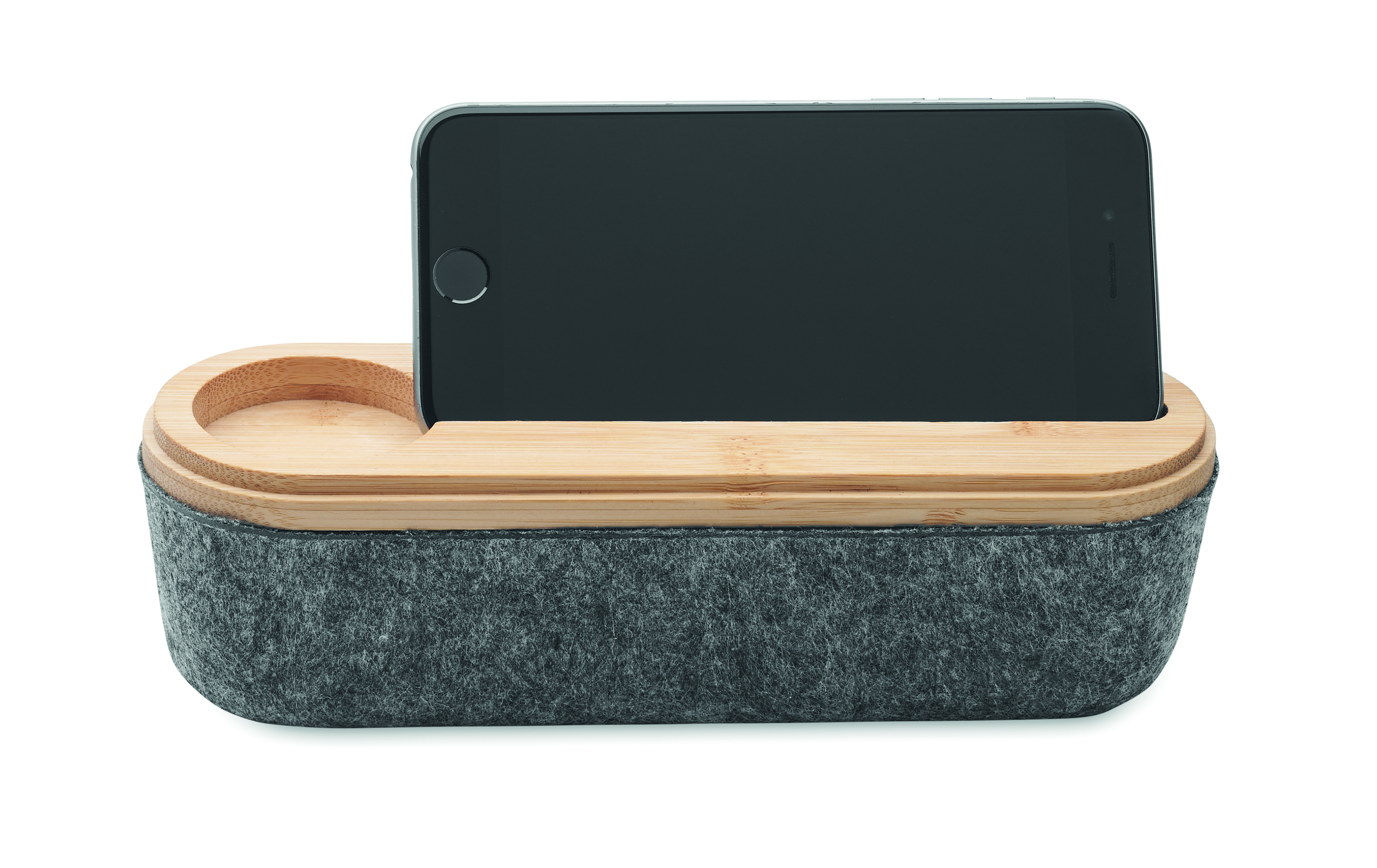 Phonehalter, Ladeort, Holz, Steinoptik, Zubehör, Telefonständer, LadeDock, Holz, Filz, Halterung, handheld, smartphone, dock, holz, stein, Telefonständer, Ladestation, Filzcase, Holzschale, Schreibtisch-Organizer
