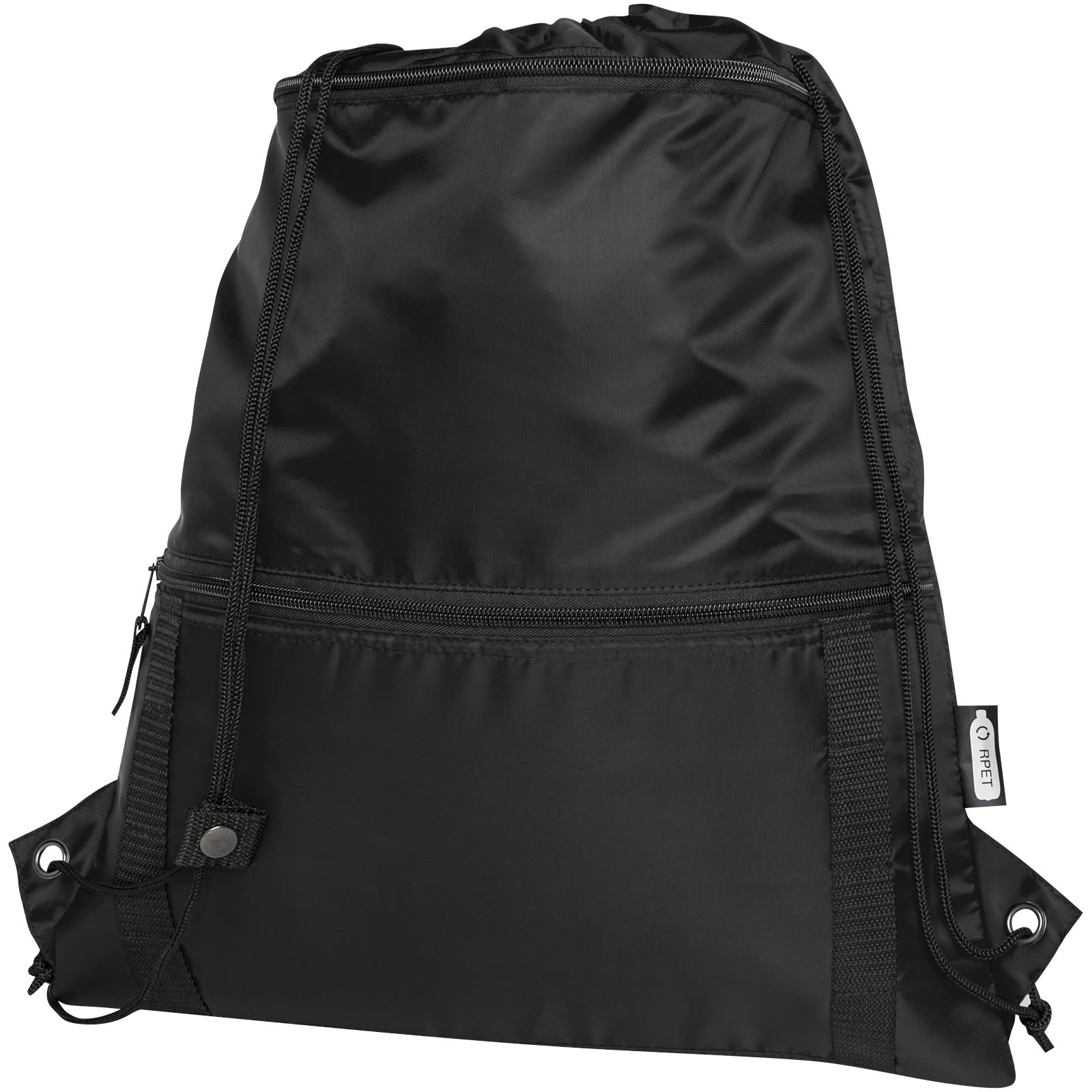 Rucksack, Backpack, Schwarz, Hauptfach, Vordertasche