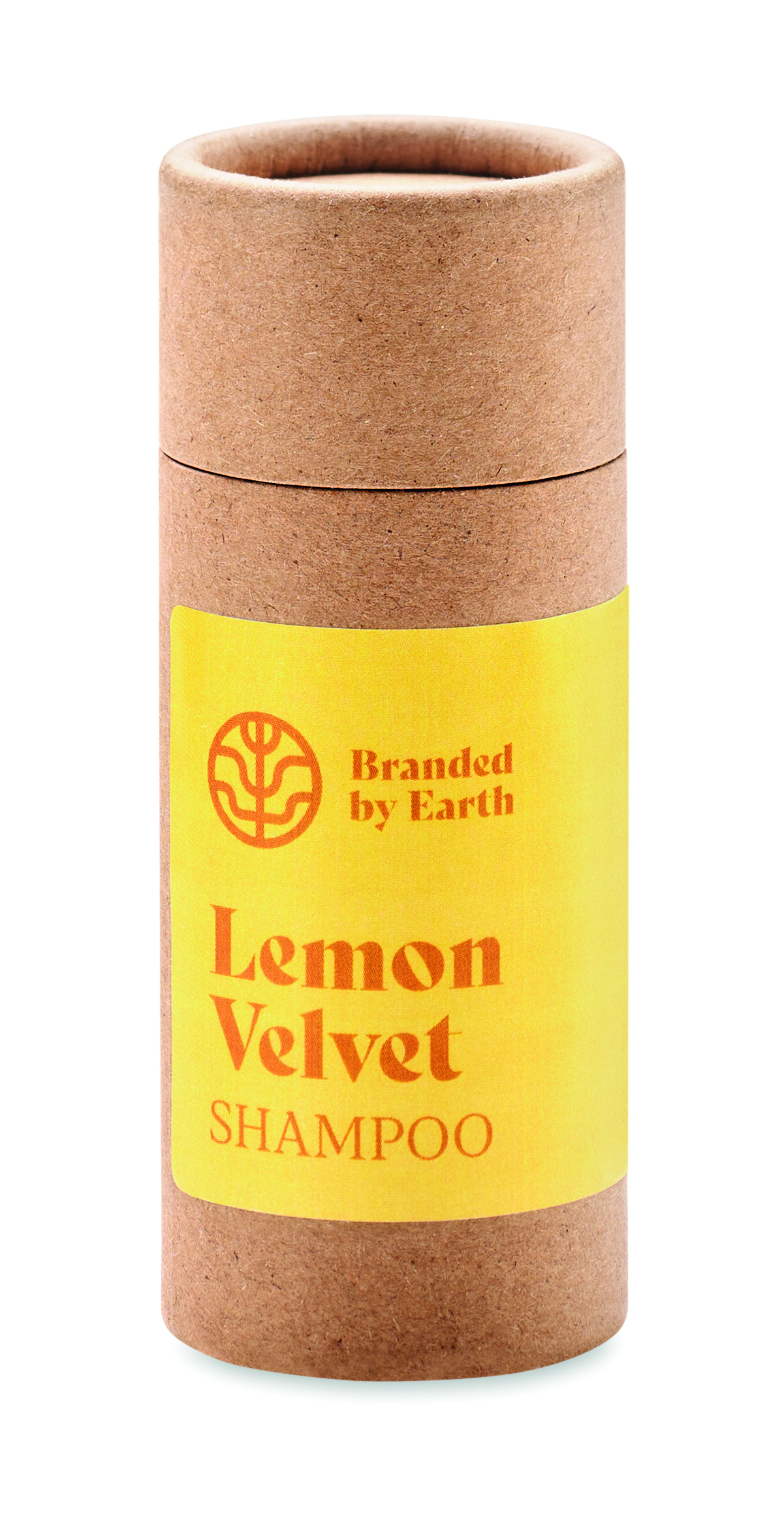 Shampoo, Lemon Velvet, Reisegröße, Korkbehälter, Etikettiertes Shampoo