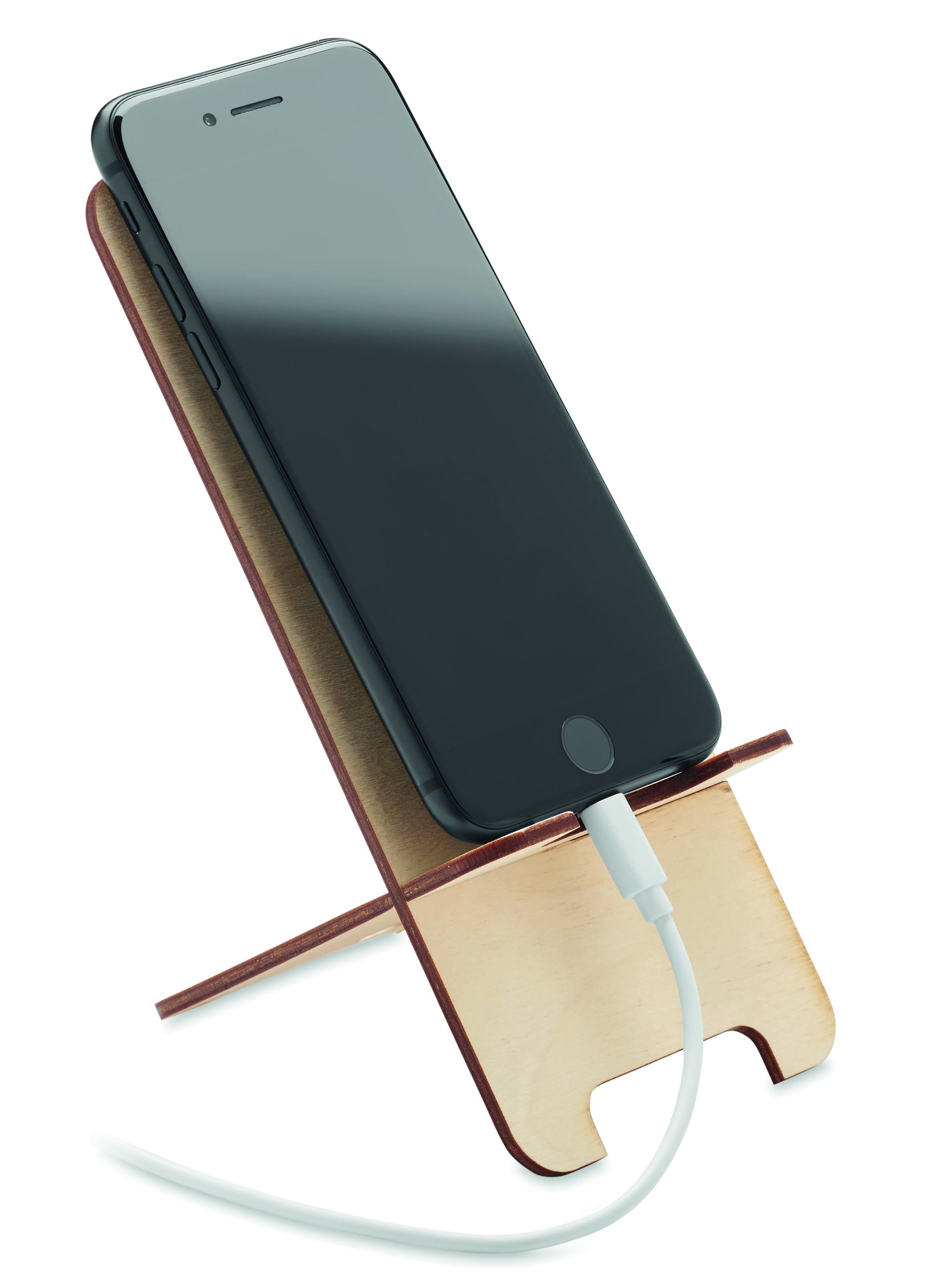 smartphone, iphone, charging, stand, wooden