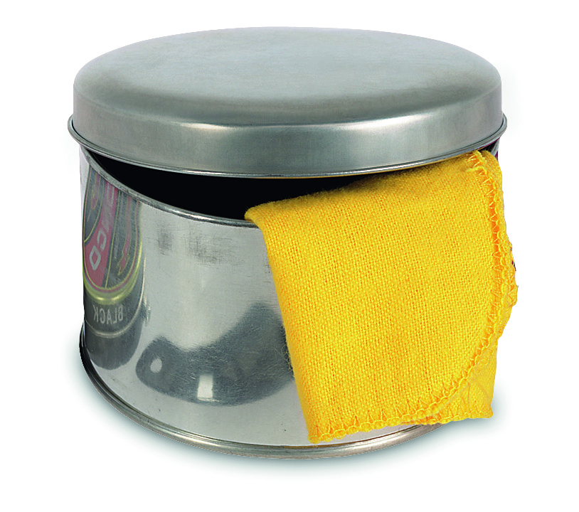 Metalldose, Bonbondose, Gelb Tuch, Deckel, Glänzendes Metall, Metallbox, Aufbewahrungstonne, gelbes Tuch, Reinigungstuch, Deckel, tin können, Metalldose, gelbes Tuch, Reinigungstuch, Deckel, metallbox, tuch, gelb, klein, reinigen