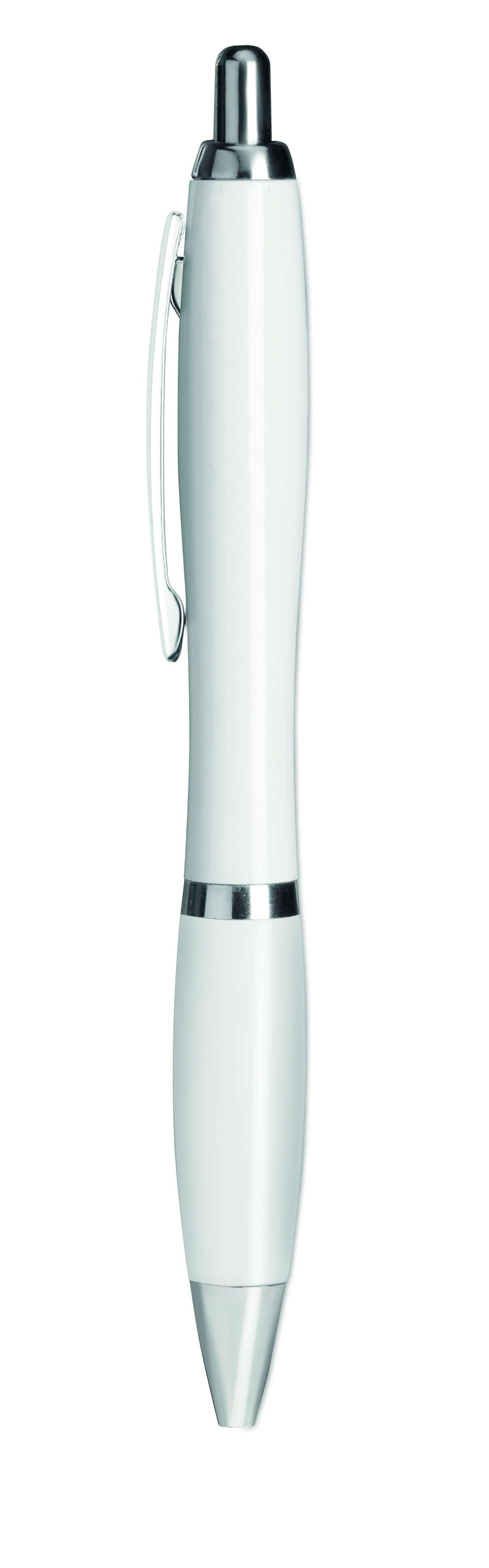 Kugelschreiber, Schreibgerät, Stift, White, Metallic