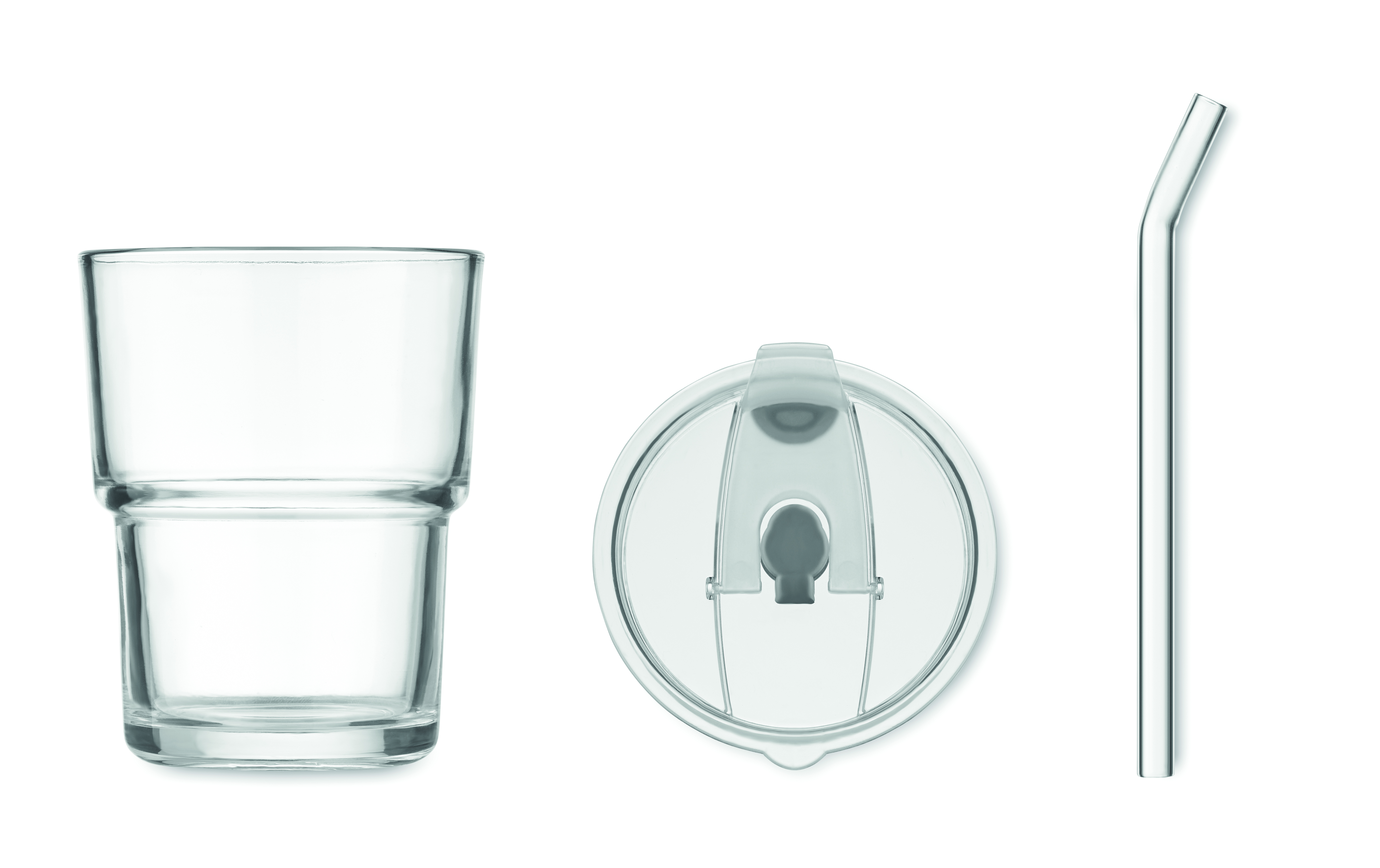 Glas, Becher, Strohhalm-Fixierer, Kombiglas, Transparent, Glas, Wasserglas, Doppeltes Glas, Trinkglas, Becher, Glas, Wasser-Glas, Strohalmlose Glas, Becher-Set, Kombination-Gadget
