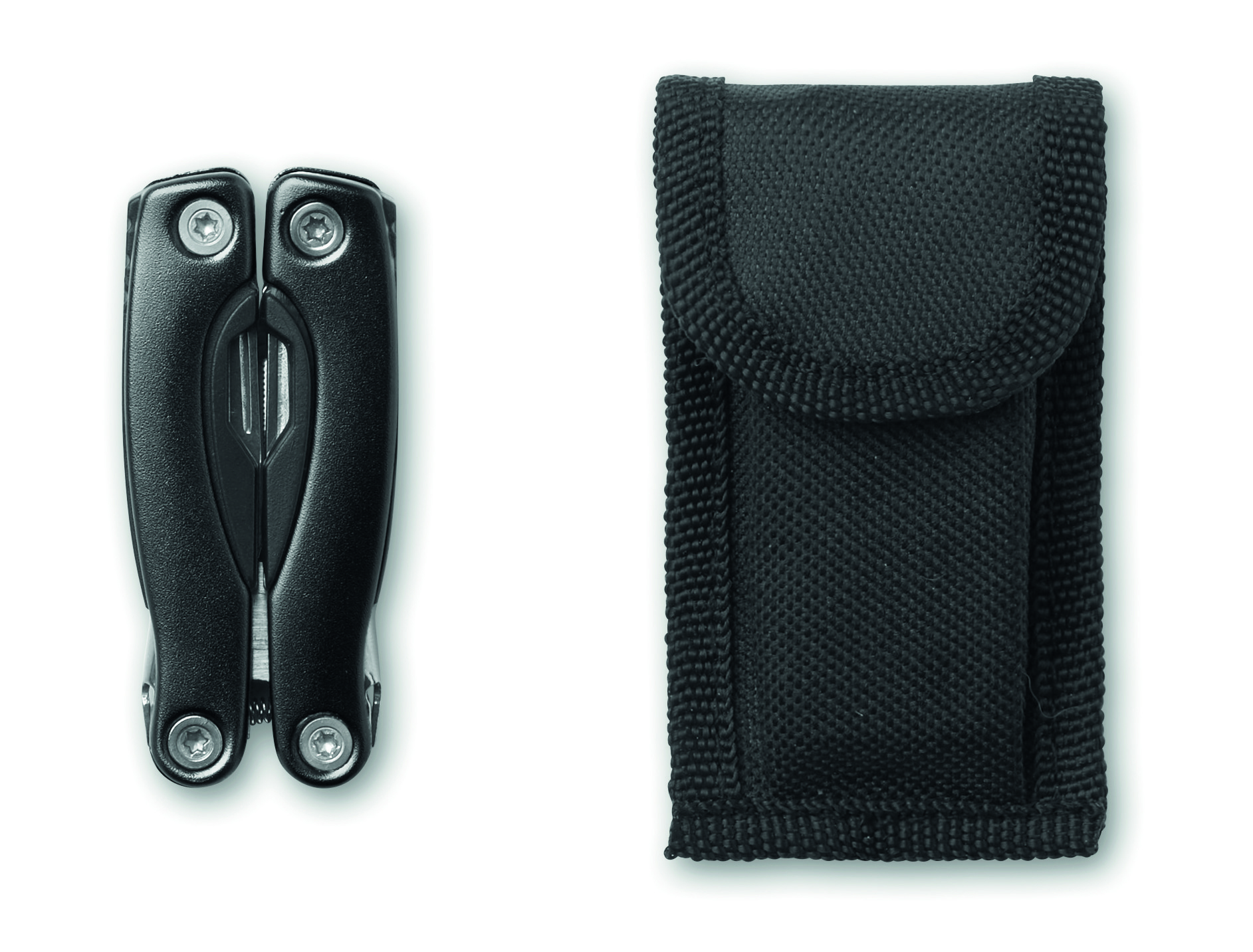 Multitool, Schlüsselwerkzeug, Klingenwerkzeug, Gehäuse, Tragetasche