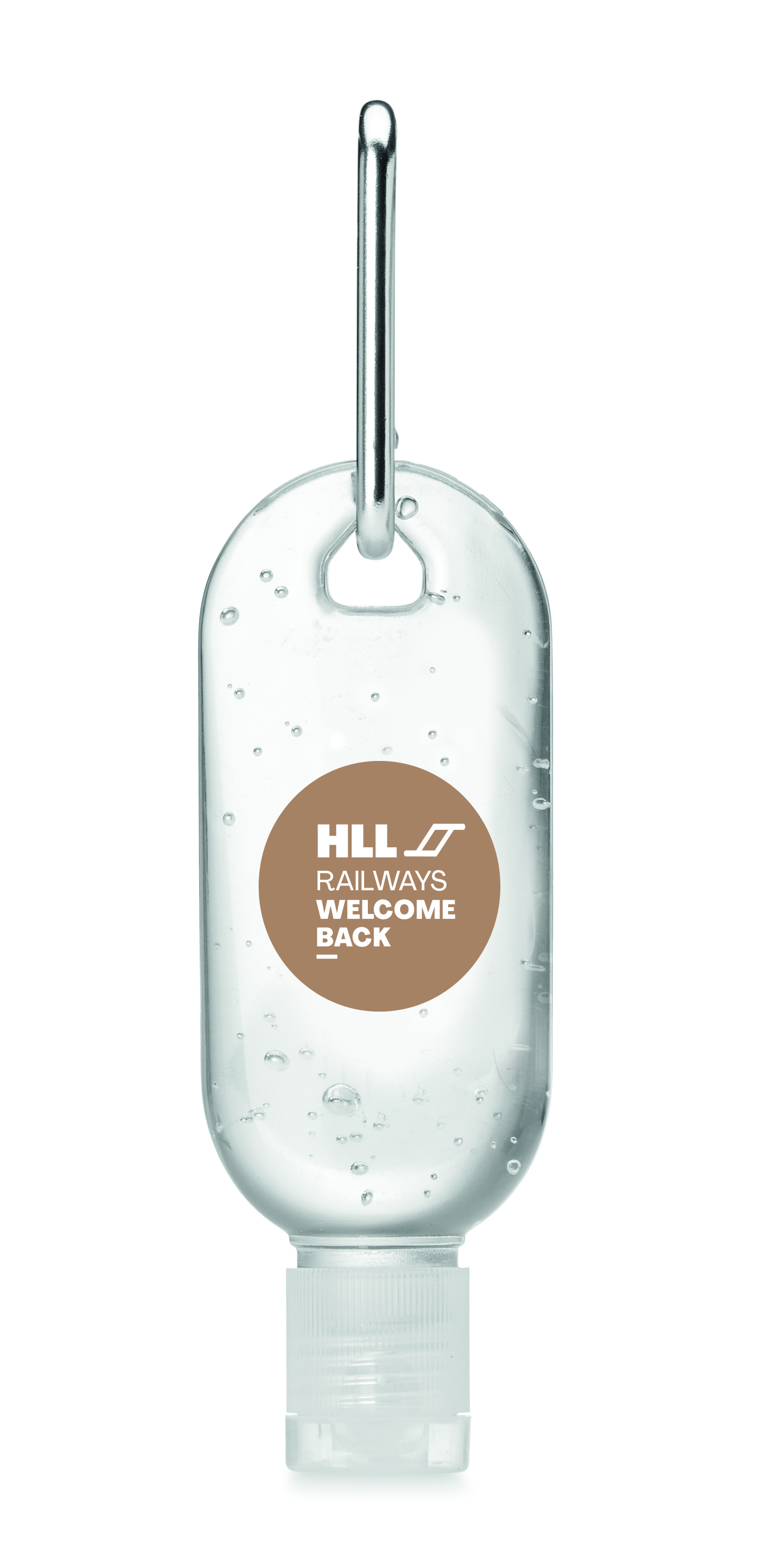 Handdesinfektionsgel, Gel, Reisegröße, Flasche, klarer Flascheninhalt