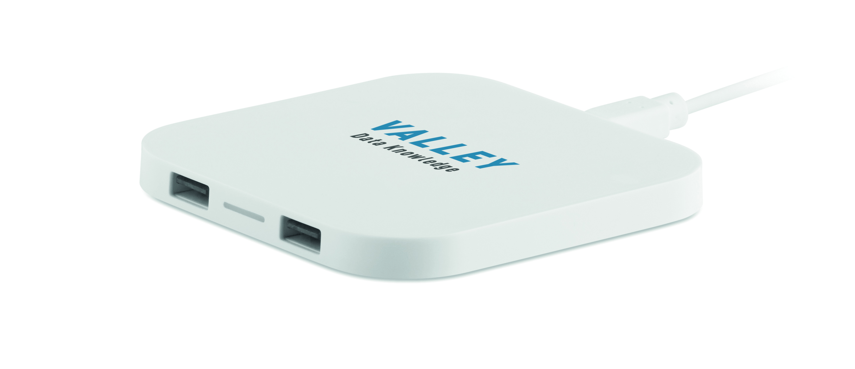 USB-C Hub, HDMI Adapter, USB Ports, Weißer Adapter, Valley image