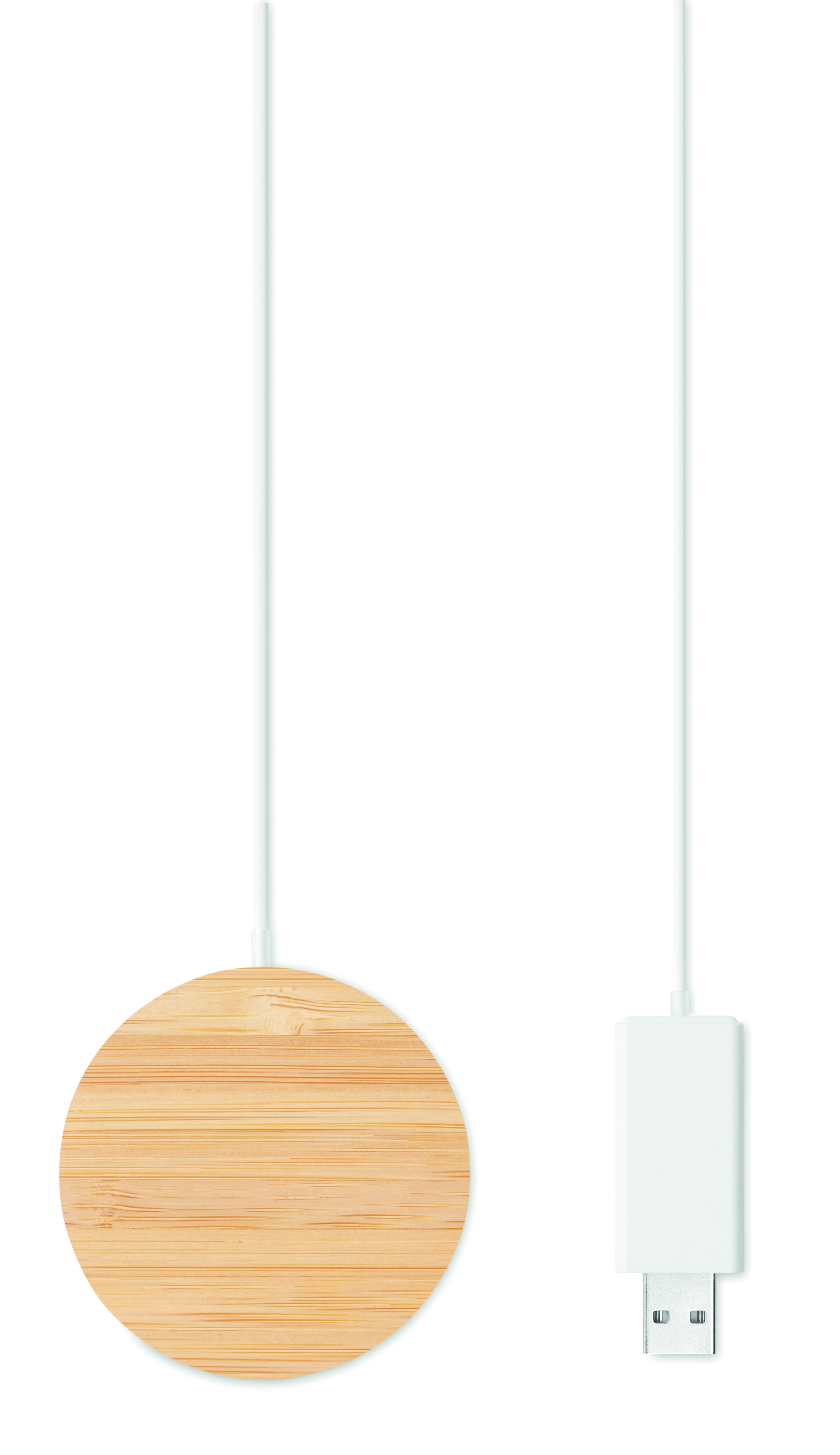 laptop stand, holzplatte, usb betrieben, runde holzplatte, pendel-licht