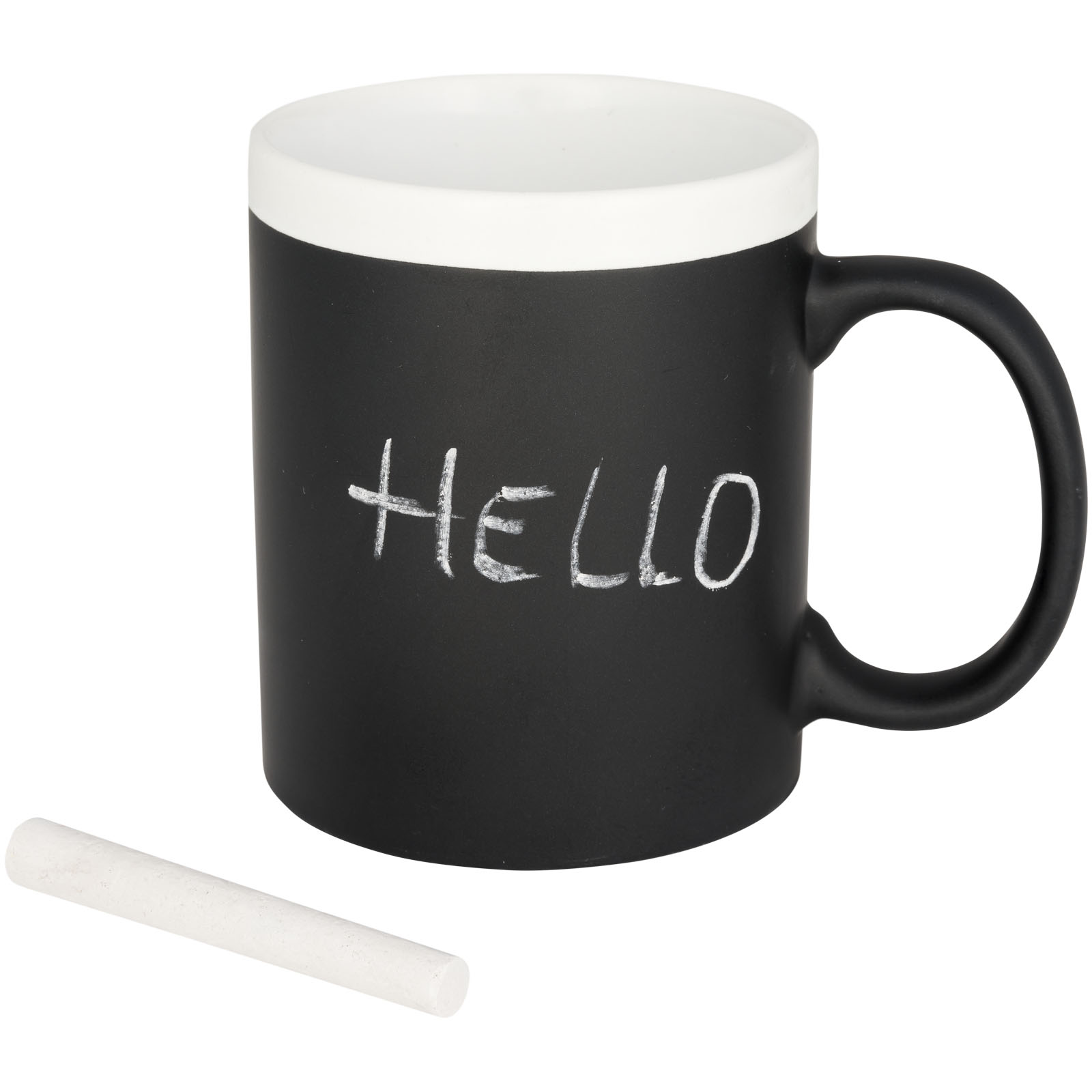 Tasse, Kaffeetasse, Schwarz, Whiteboard-Design, Kreideableitung, Kaffeebecher, Tafelgeschirr, Schwarz-Weiß, Kreide-Optik, Kreide-Stift, Kaffeebecher, Schwarz, Kreide-Design, Chalkboard-Motiv, Becher