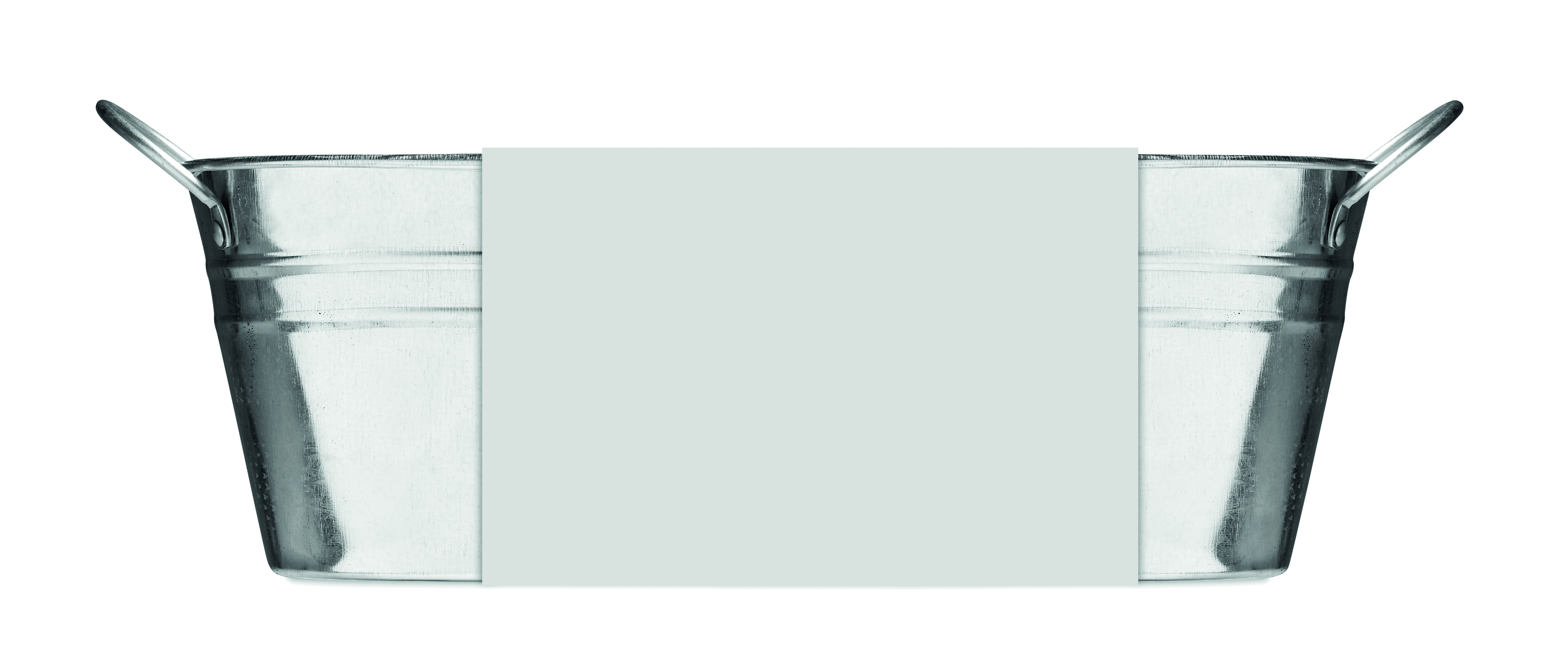 Metall-Eimer, Eimer, galvanisiert, metallisch, Metallkammer