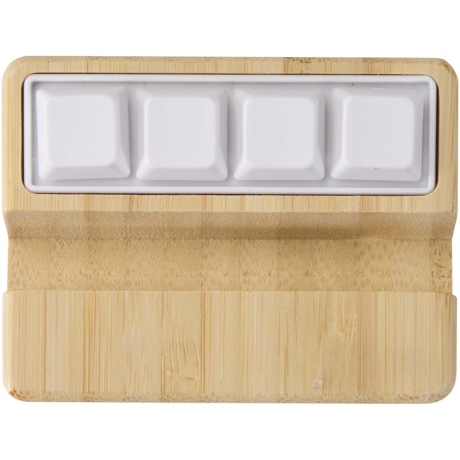 Bento-Box, Bambus, Vier Fächer, Kästen-Box, Gepflegte Box