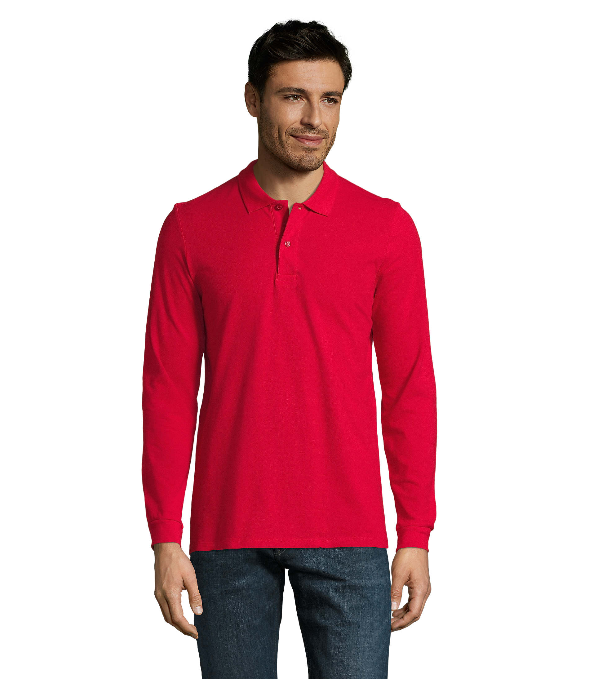 Langeärmliges Polo, Polohemd, Rot, Baumwolle, Glatter Stoff, Polohemd, Langarm, Rot, Kragen, Polo-Top, lang_de_tags_placeholder, lang_de_tags_placeholder, Polohemd, Langarm, Rot, Baumwolle, Kragen, Langarmshirt, Polohemd, Rot, Baumwolle, Kragen