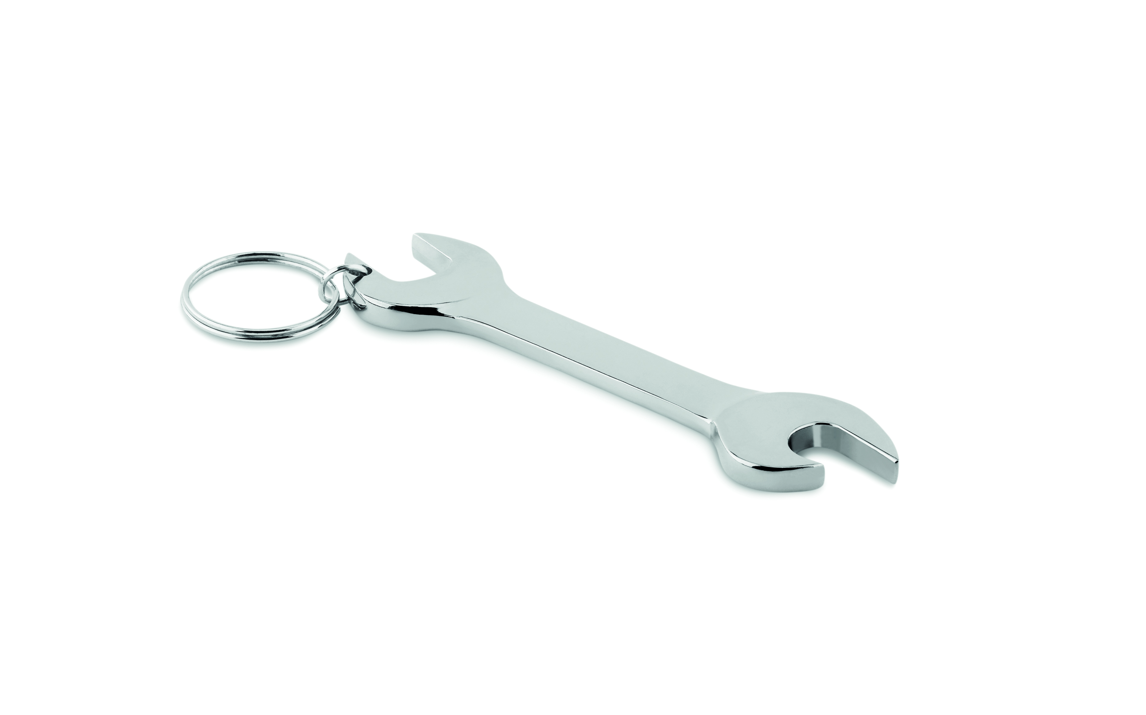 Schlüsselanhänger, Flaschenöffner, Metall, Kombination Werkzeug, Chrome